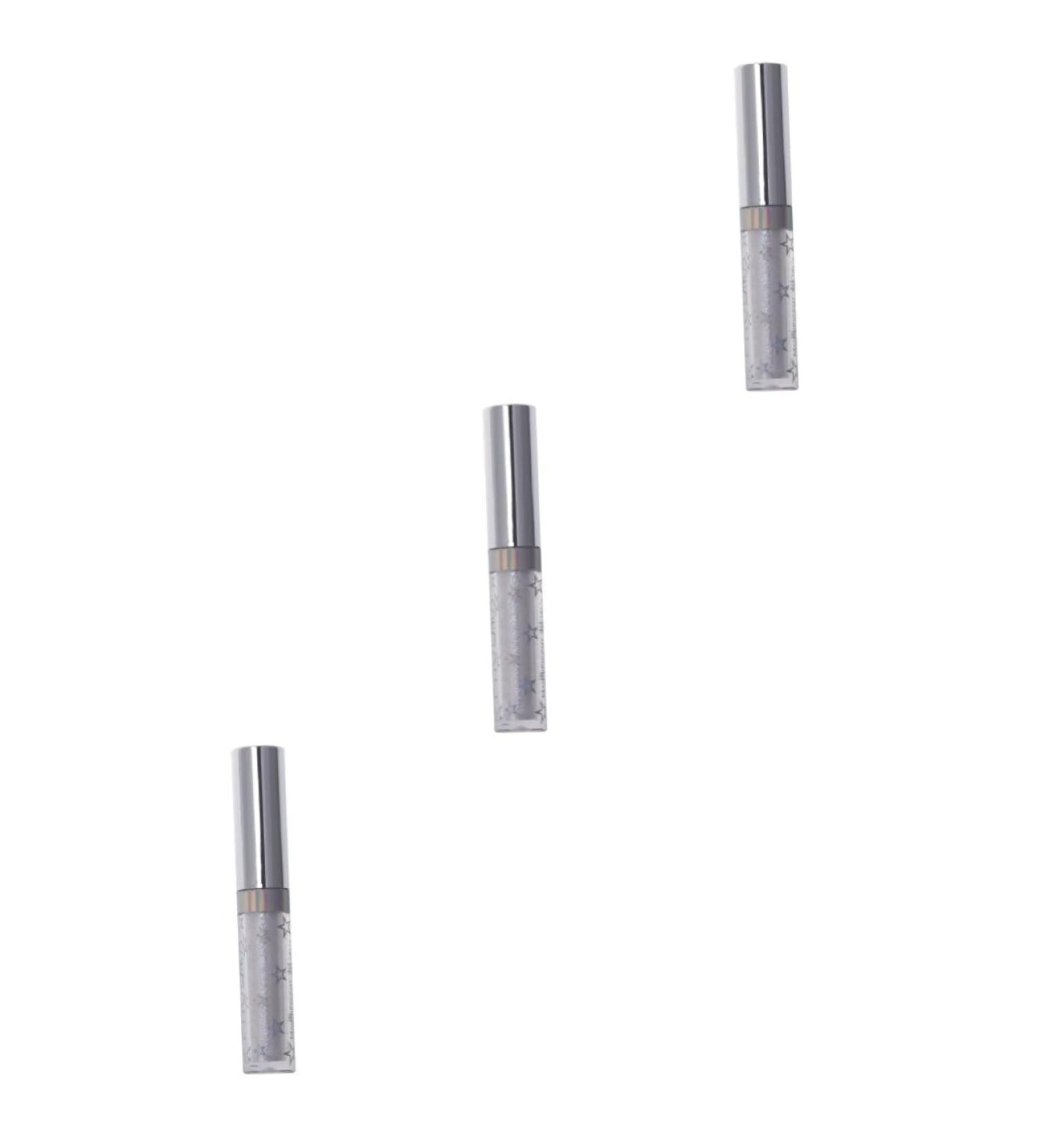Angoily 3pcs Eyeshadow Sparkling Eyeliner Glitter Eyeliner Shiny Women Makeup Eye Shadow Liquid - Buy Online on GoSupps.com