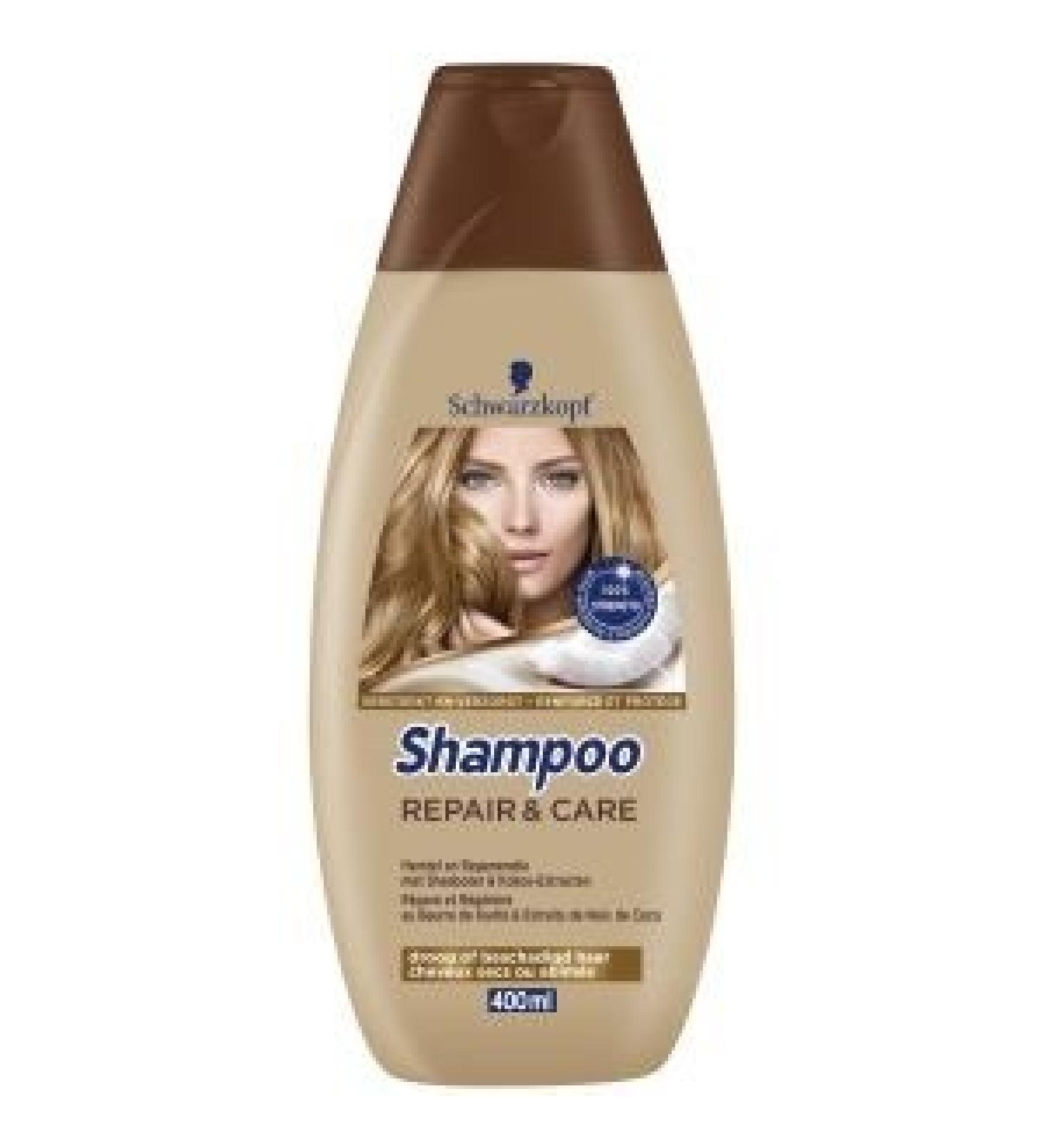 Got2B Schwarzkopf 2-pack of Repair and Care Shampoos 400ml