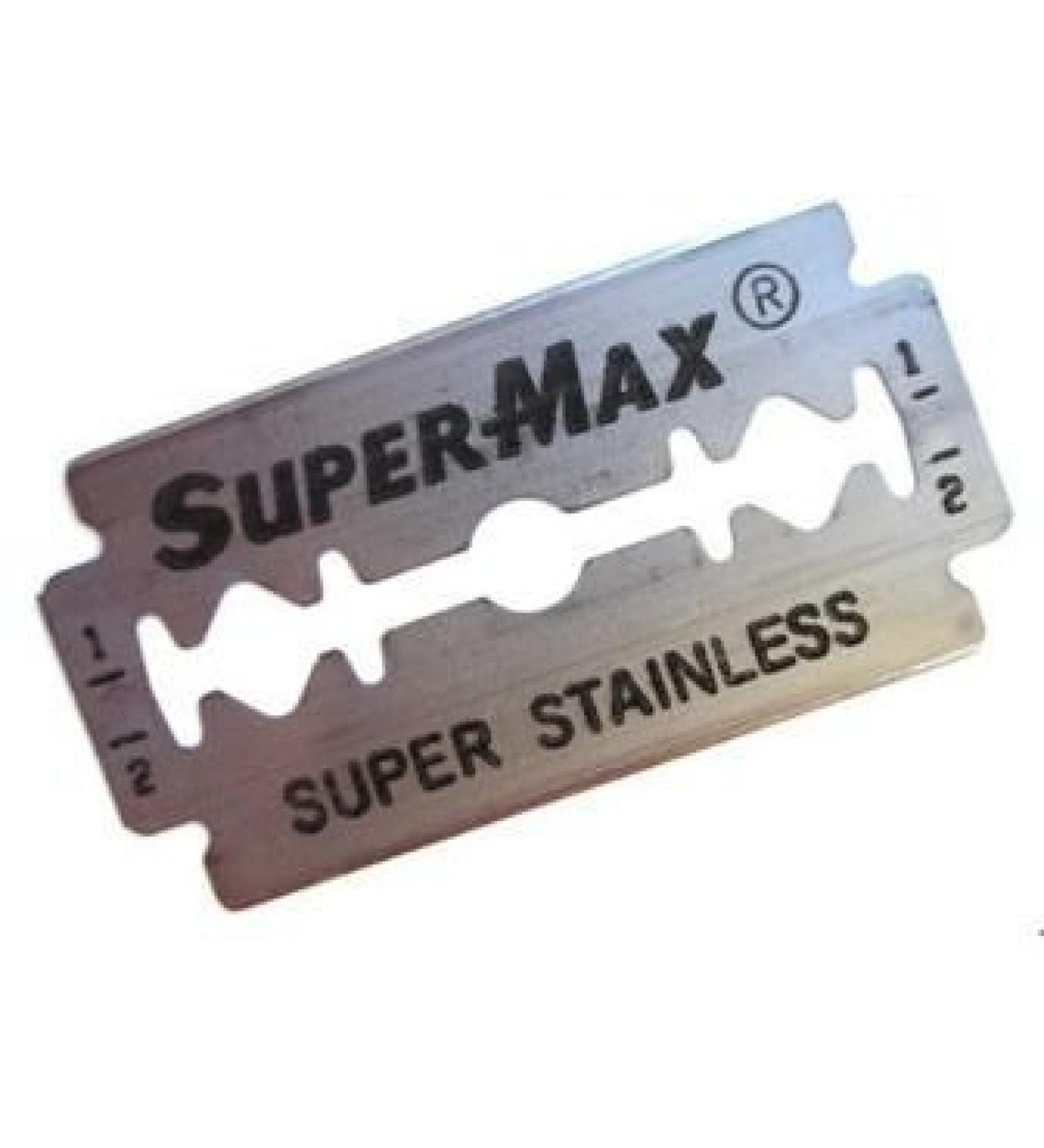 1 Pack (5 Blades) STAINLESS DOUBLE EDGE RAZOR BLADE SAFETY STRAIGHT SHAVE