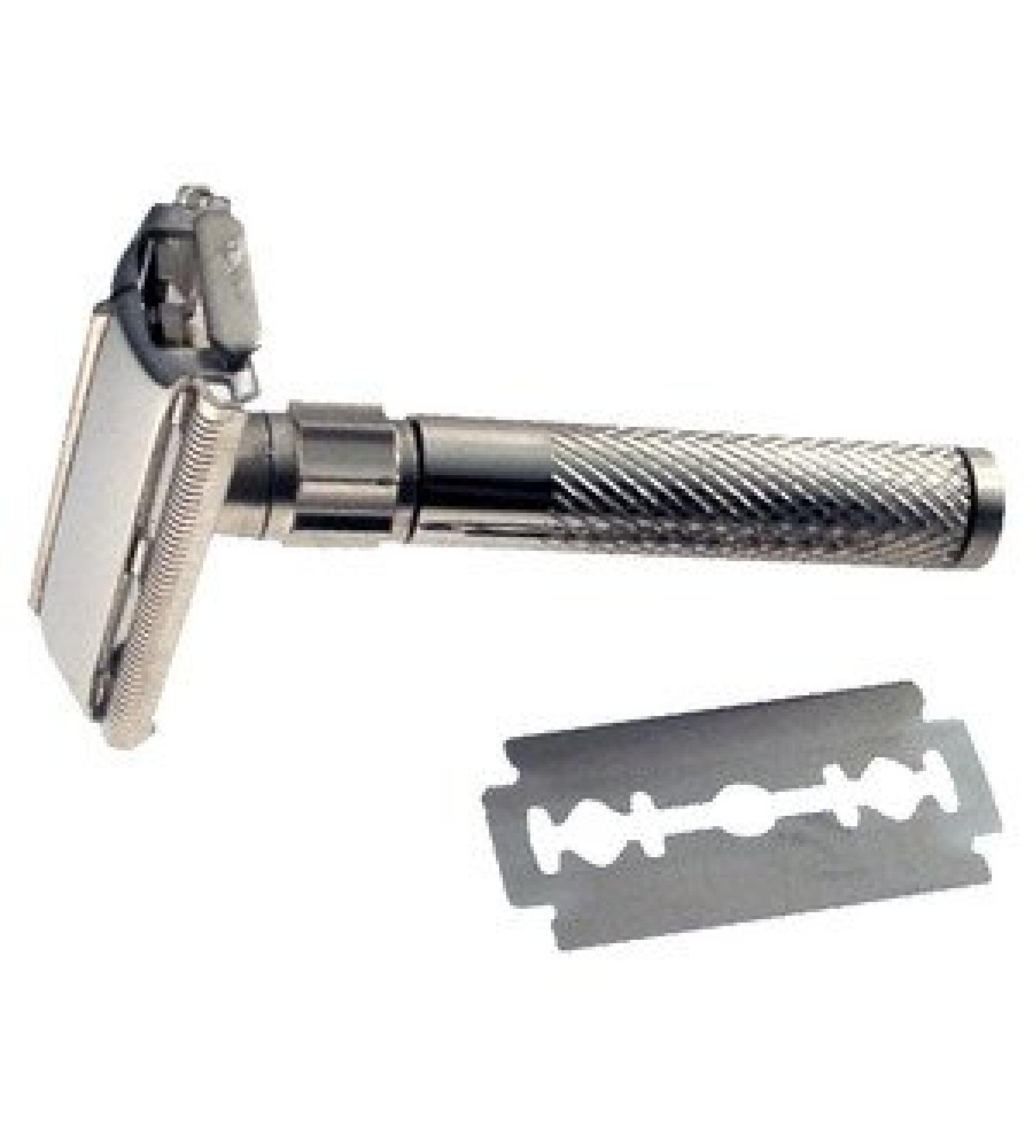 Gold roofs double-blade razor