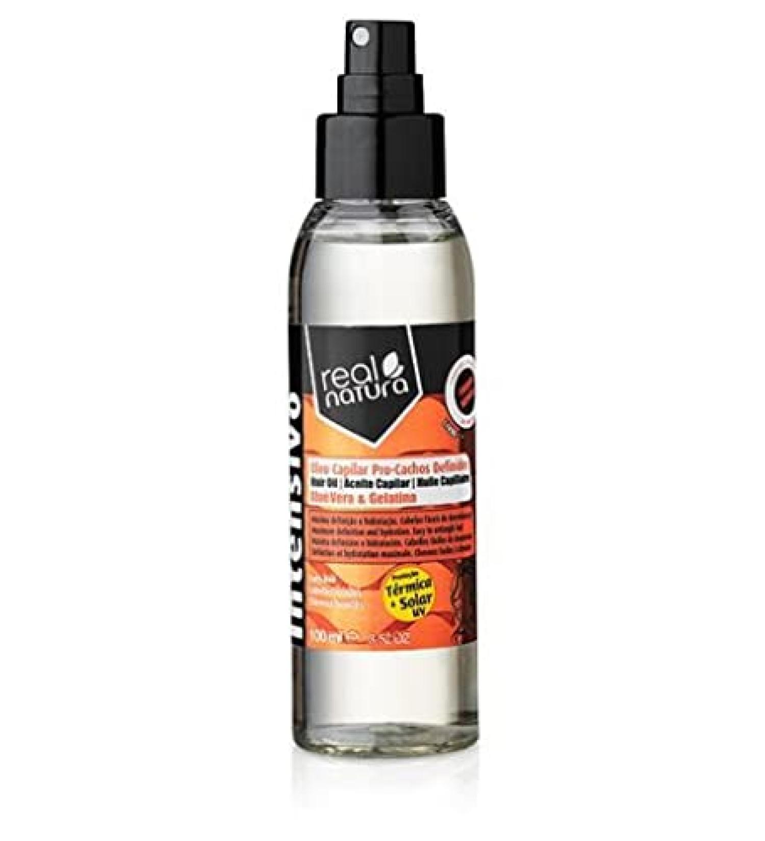 Real Natura Real Natura Pro-Curl Defining Hair Oil - 100 ml - Hydration and Curl Definition