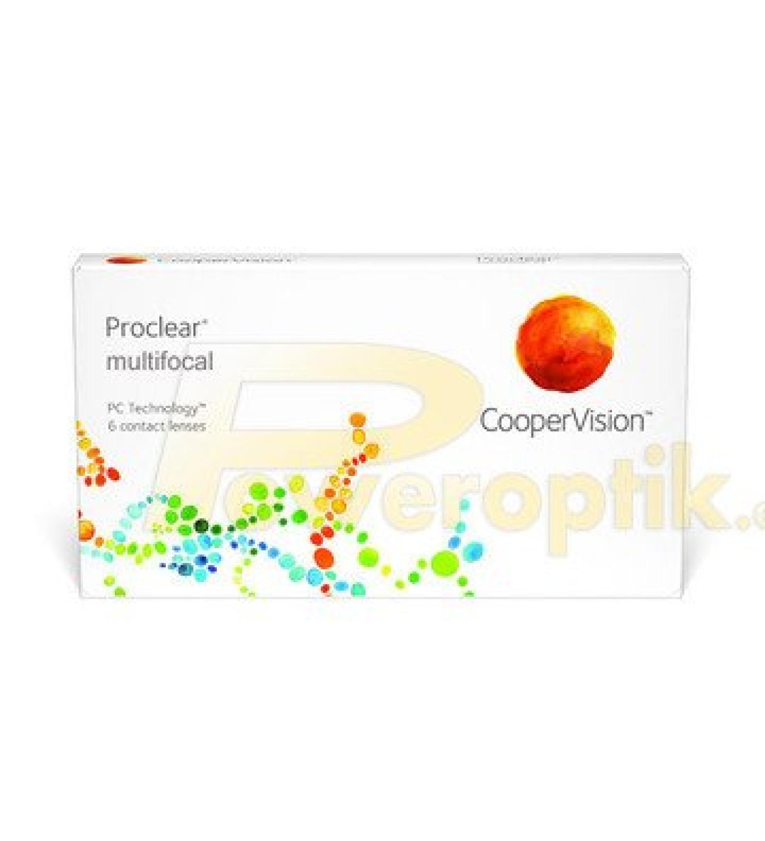Cooper Vision Proclear Multifocal (6 pcs.) (Type N) (Diopters: -06.25 / Radius: 8.7 / Addition: 2 / Diameter: 14.4)