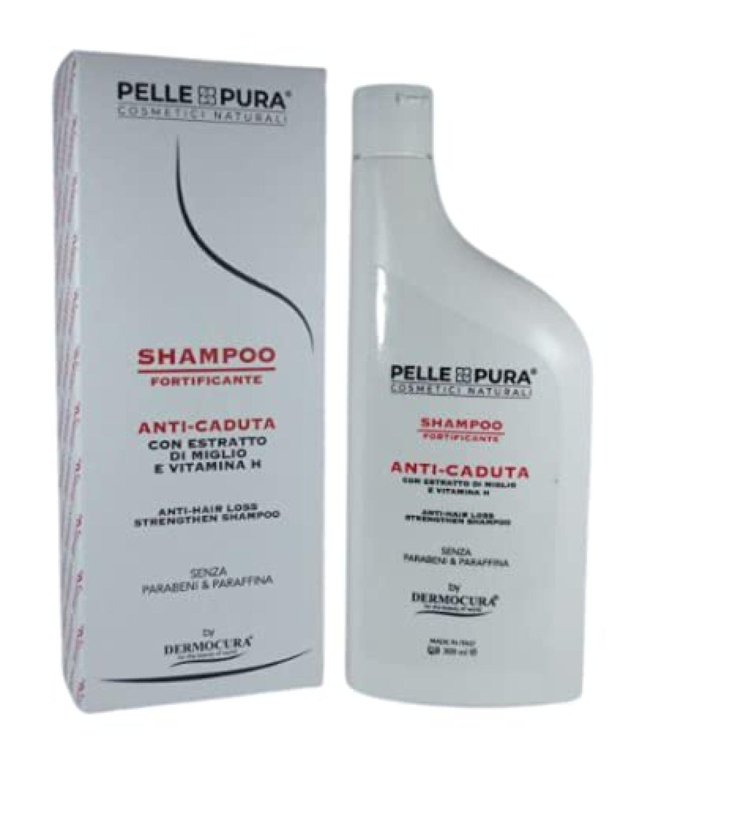 DERMOCURA Anti-Loss Fortifying Shampoo with Millet Extract and Vitamin H 300 ml