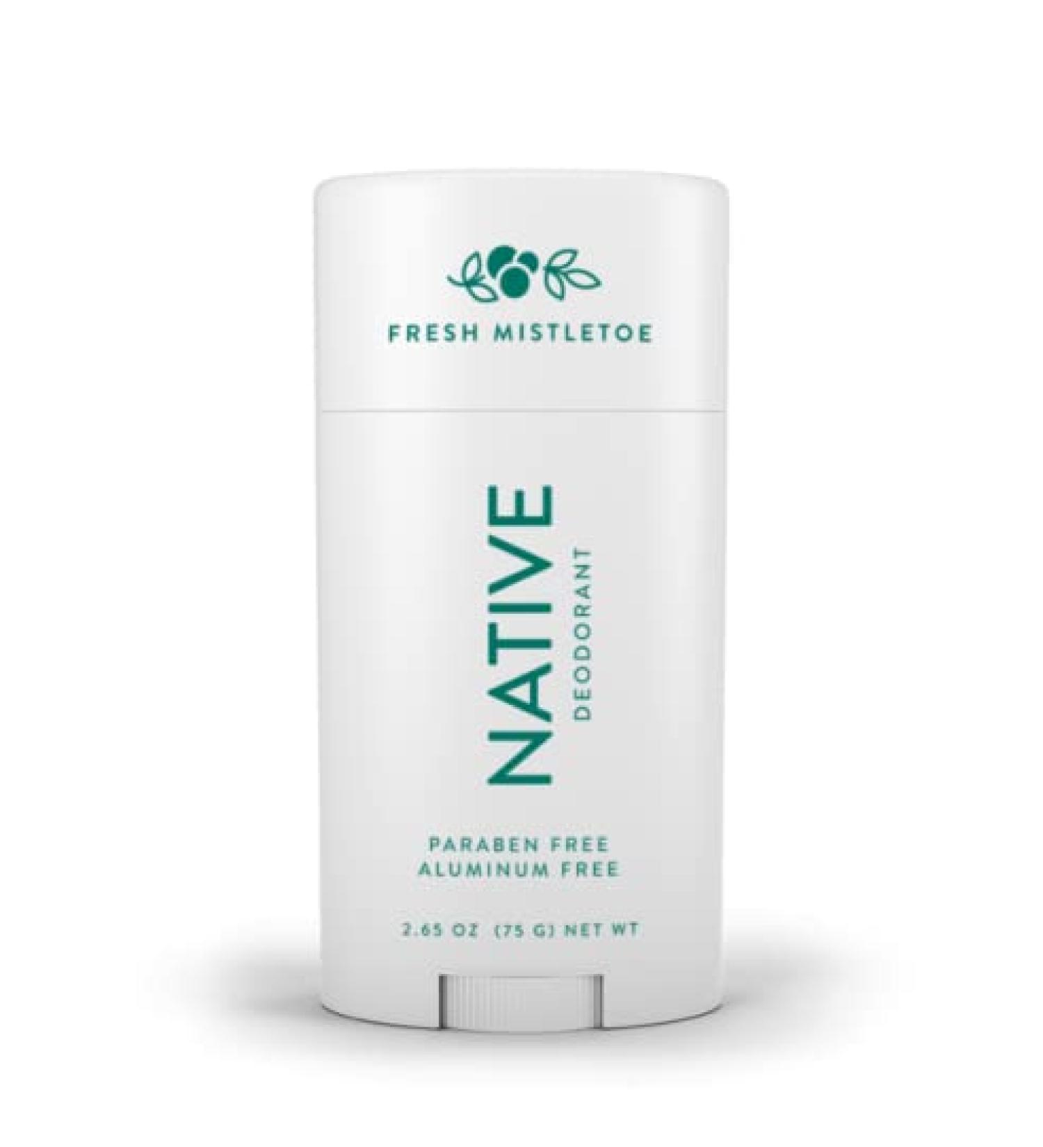 Native Deodorant Fresh Mistletoe Paraben Aluminum Free 2.65 oz