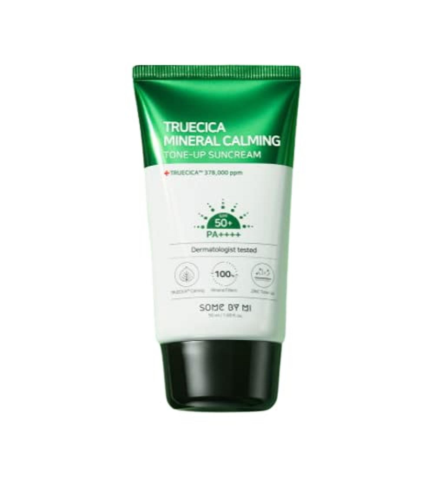  Somebymi Truecica Mineral Calming Tone-Up Suncream SPF 50+ PA++++ - Brightening UV Protection 50ml | K-Beauty International Shipping - Buy Online on GoSupps.com
