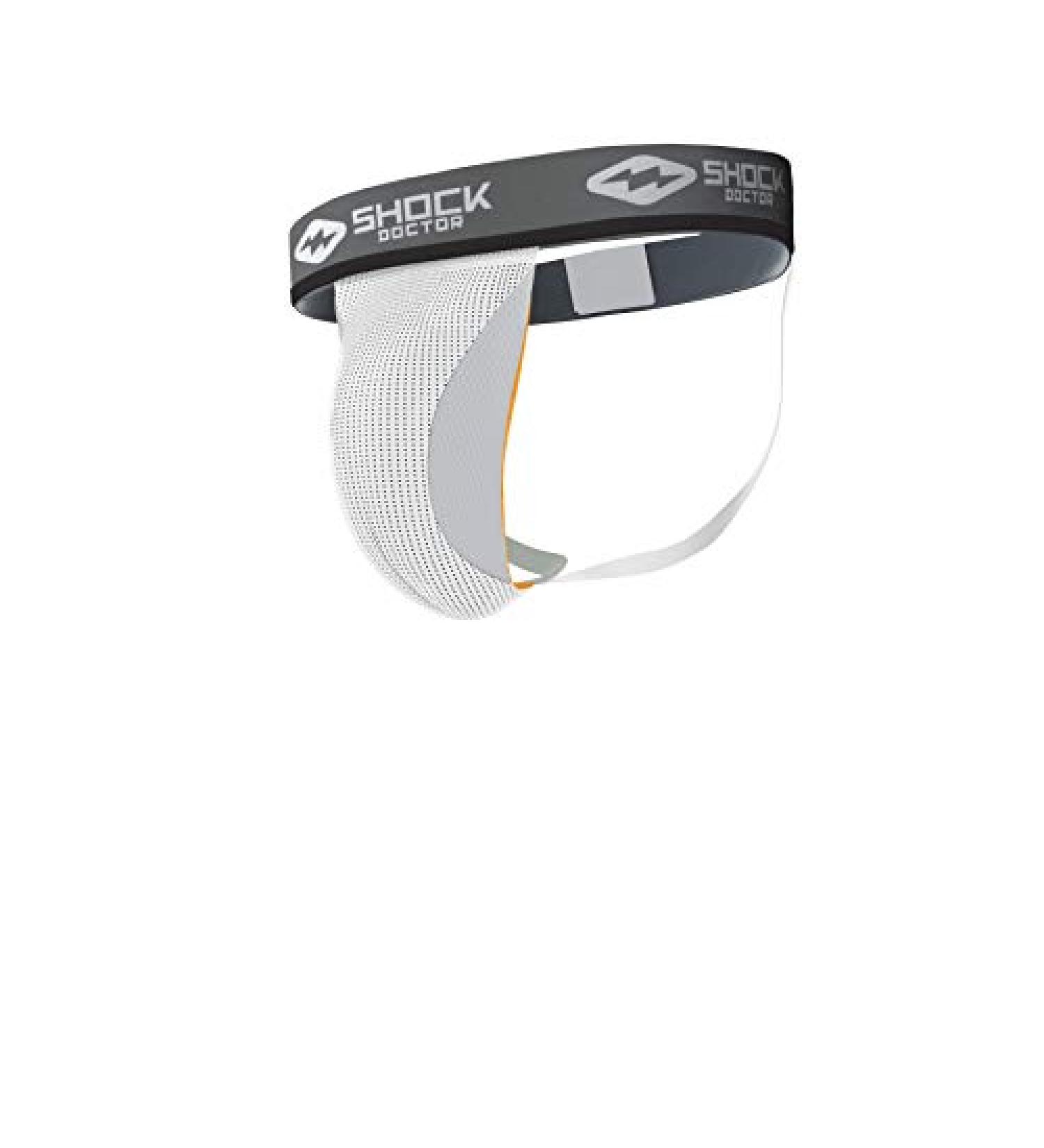 Shock Doctor Core Supporter Jock Strap - Adult Medium White | Youth & Adult Sizes (Cup Pocket, Cup Not Included) - Buy Online on GoSupps.com