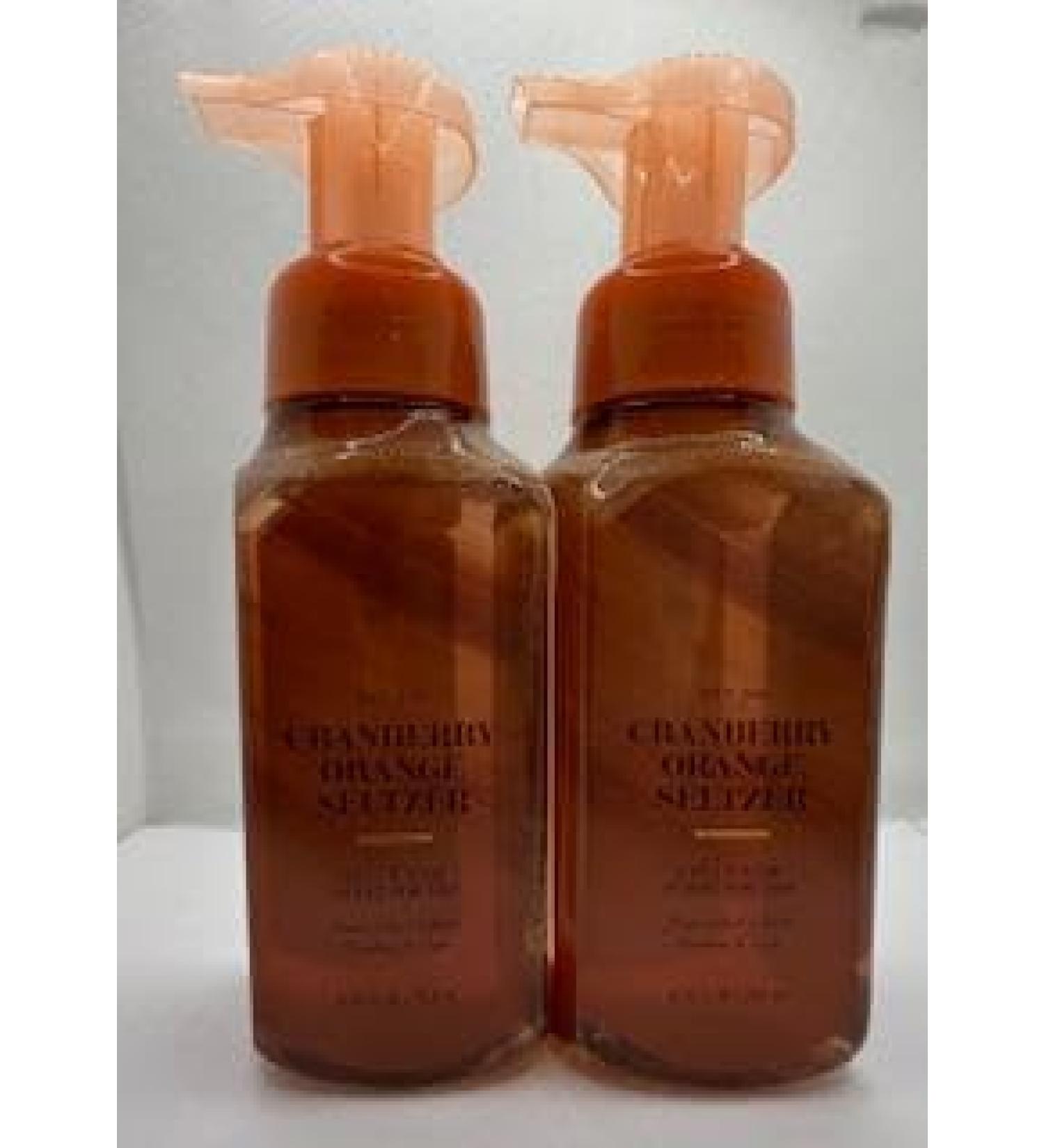 Set of 2 Cranberry Orange Seltzer Gentle & Clean Foaming Hand Soap 8.75 Ounce