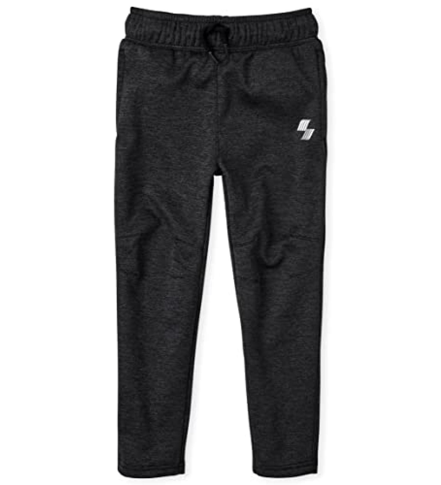 The Children's Place Boys' Athletic Performance Pants - Large Heather Black - Buy Online on GoSupps.com