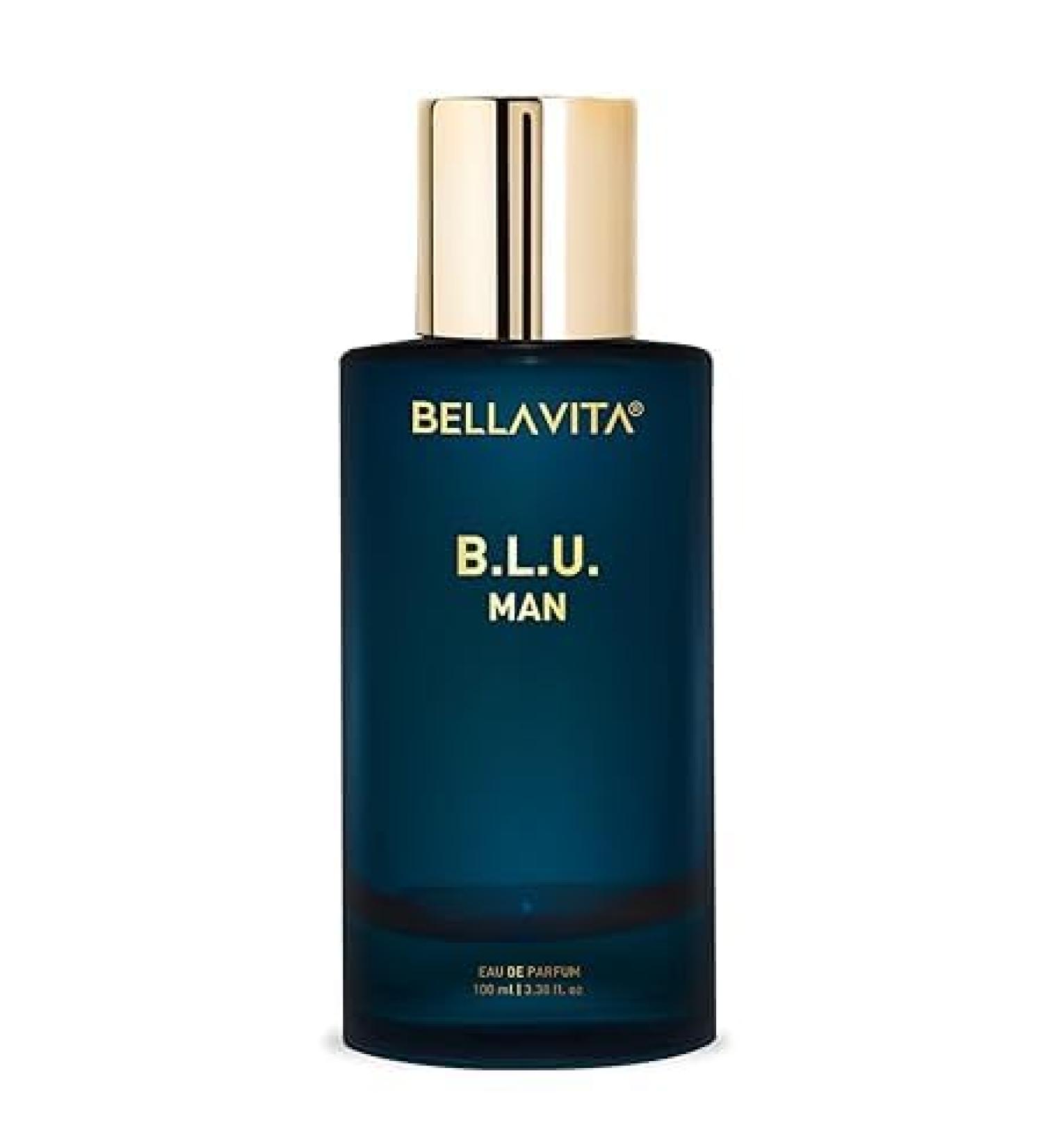 Luxury B.L.U Men Eau De Parfum Liquid Perfume With Lemon Apple Musk|Fresh Refreshing Energising Long Lasting Edp Fragrance Scent 100Ml - Buy Online on GoSupps.com