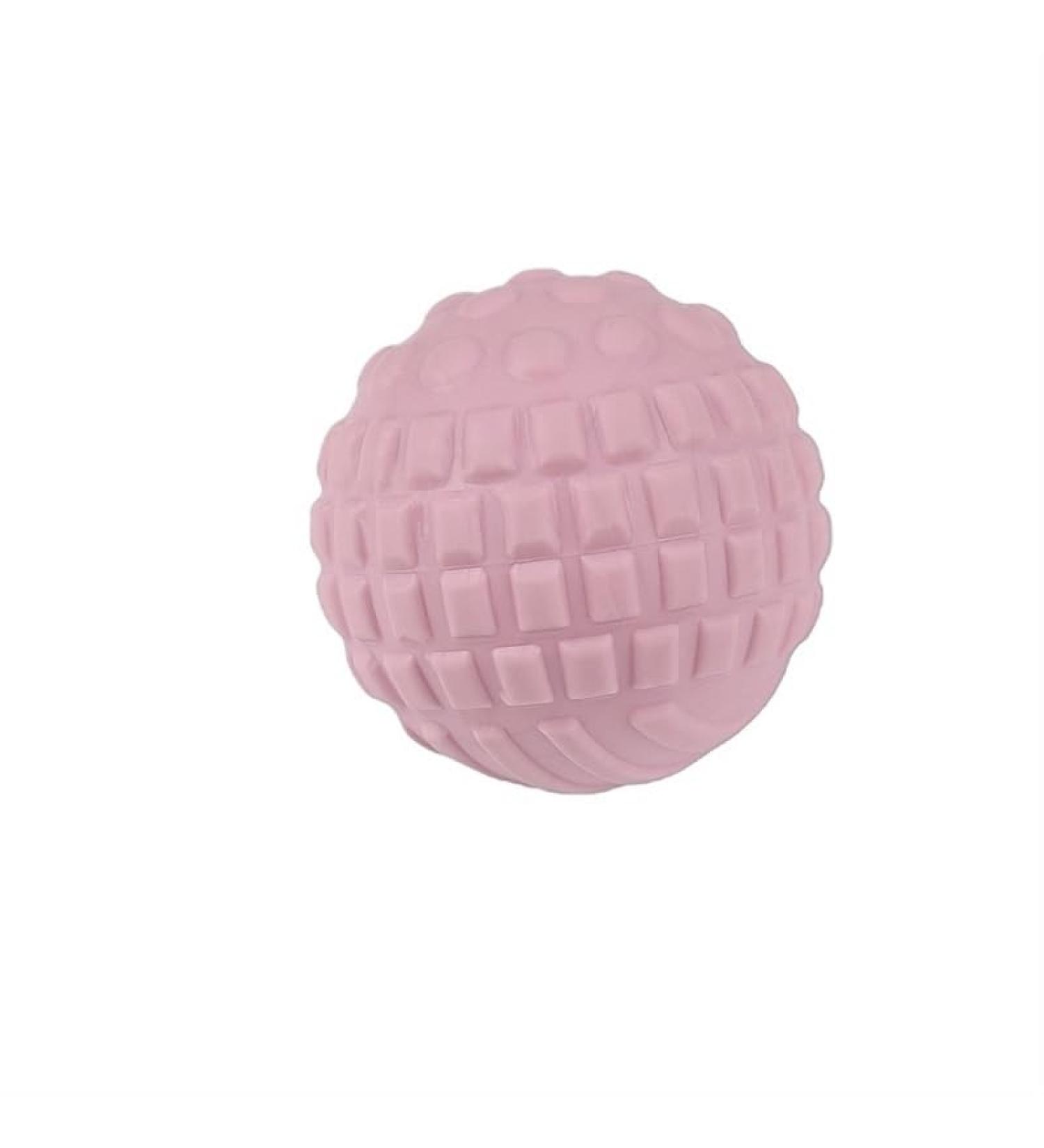 TPR Massage Ball - Portable Lightweight & Washable Massager (Pink) for Stress Relief & Muscle Recovery - Buy Online on GoSupps.com