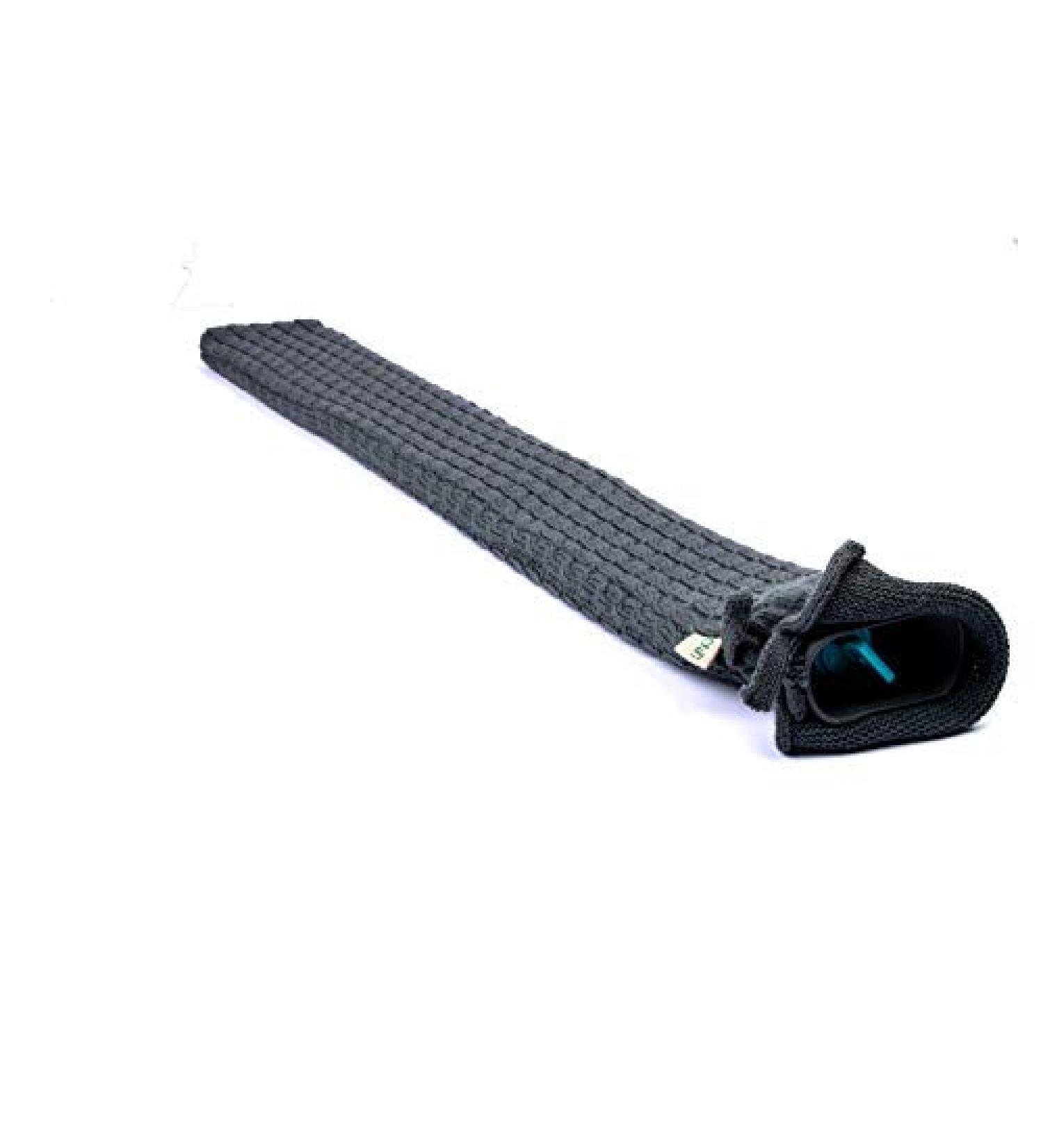 UMOI Eco Tube Hot Water Bottle with Knitted Cover - Extra Long 77cm x 13cm BS1970:2012 Certified (Dark Grey) - International Shipping Available - Buy Online on GoSupps.com