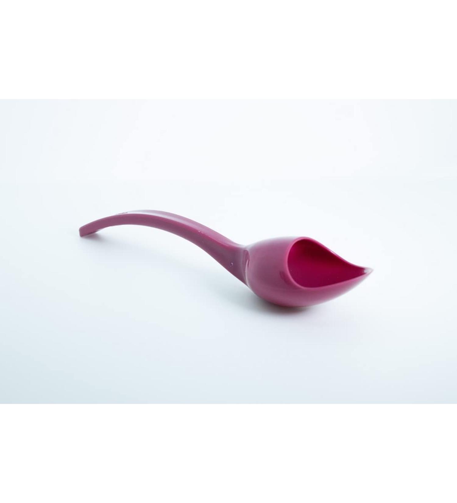 Felix spoon - Parkinson spoon everyday aid cutlery eating aid for tremor or Parkinson Bordeaux red