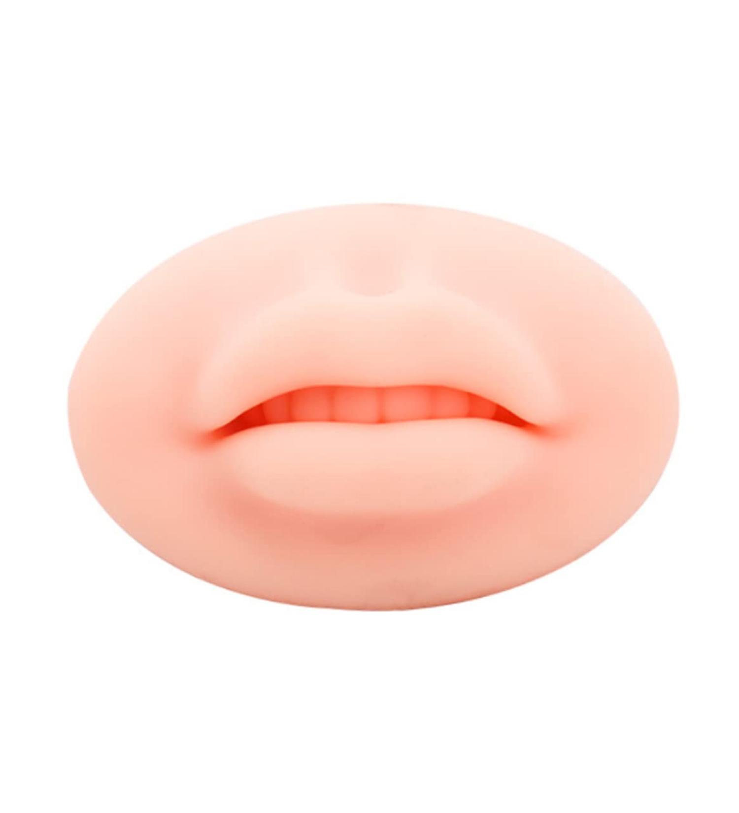 3D Silicone Lip Practice Skin - Fake Piercing Lip Model for Makeup Training | International Shipping Available - Buy Online on GoSupps.com