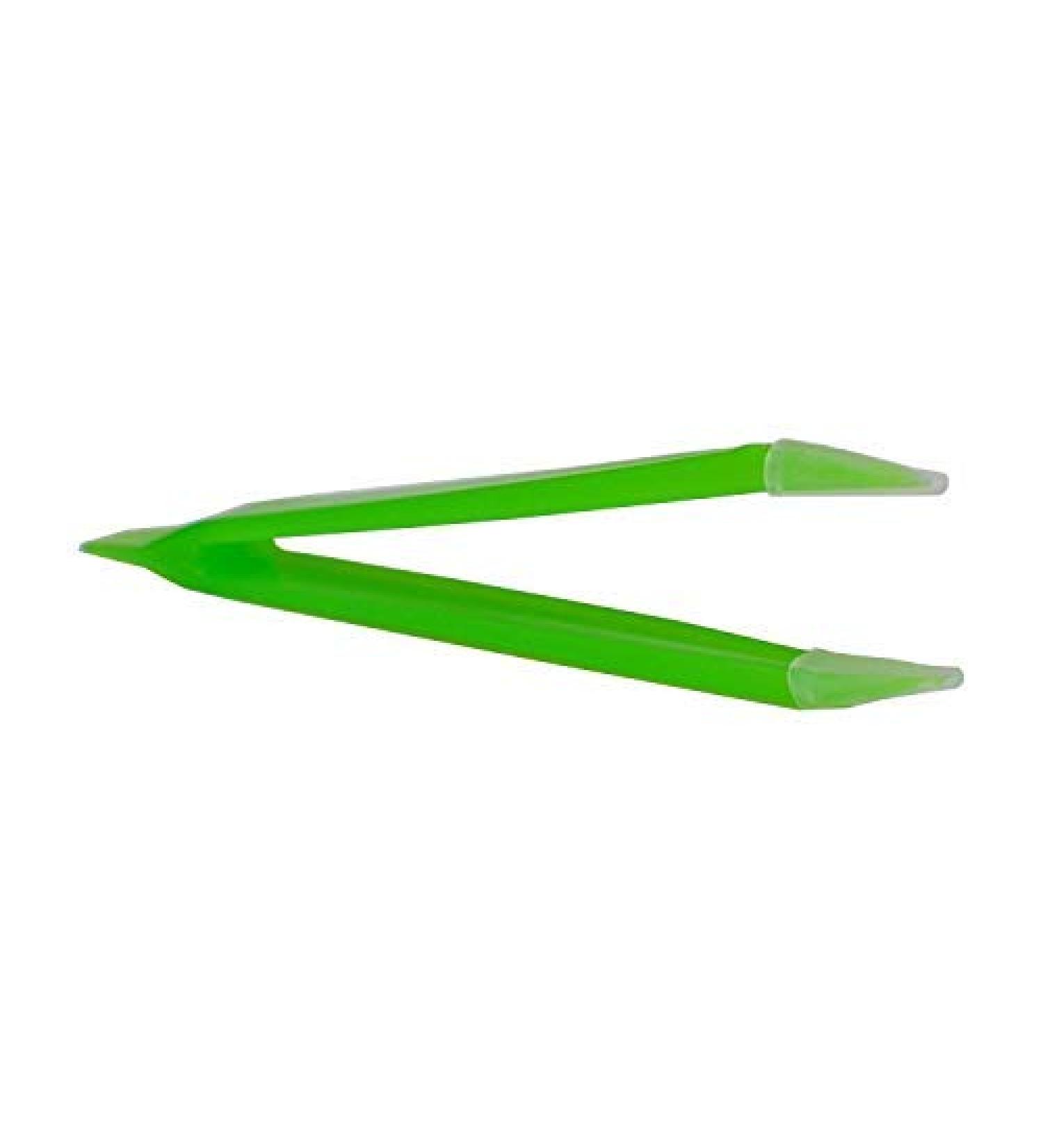 Large Contact Lens Tweezer for Removing and Inserting Contact Lenses | Green | by Sports World Vision