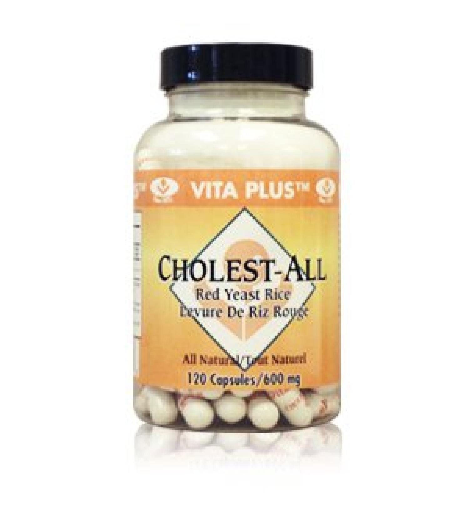 CHOLESTALL 600 MG By Vita Plus 120 Capsules