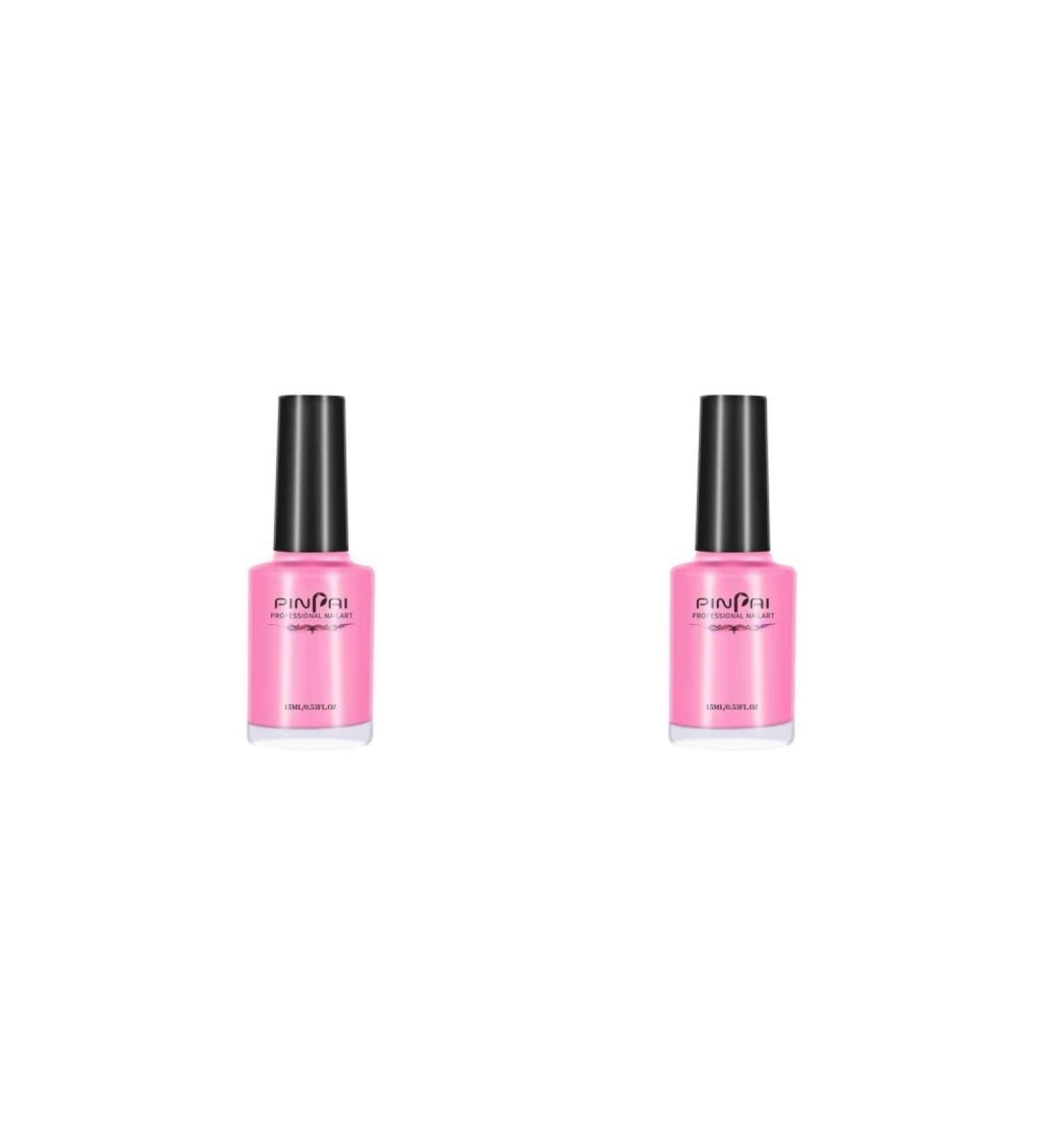 2 set of Peel Off Protective Nail Polish Manicure Liquid Tape Spill-proof Gel Tearable Nail Care Tool 15ml Pink 2 set of (pink 15m) - Buy Online on GoSupps.com