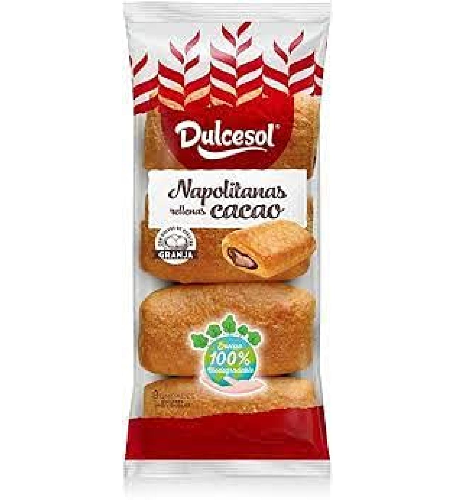 BOL DE CHOCOLAT NAPOLITANA 8UND 320G DULCESOL