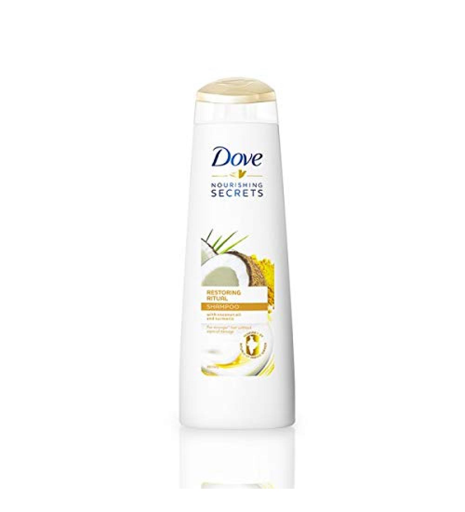 Dove Restoring Ritual Shampoo (with Coconut Oil) - For Damaged Hair - 250ml - 6 Pack