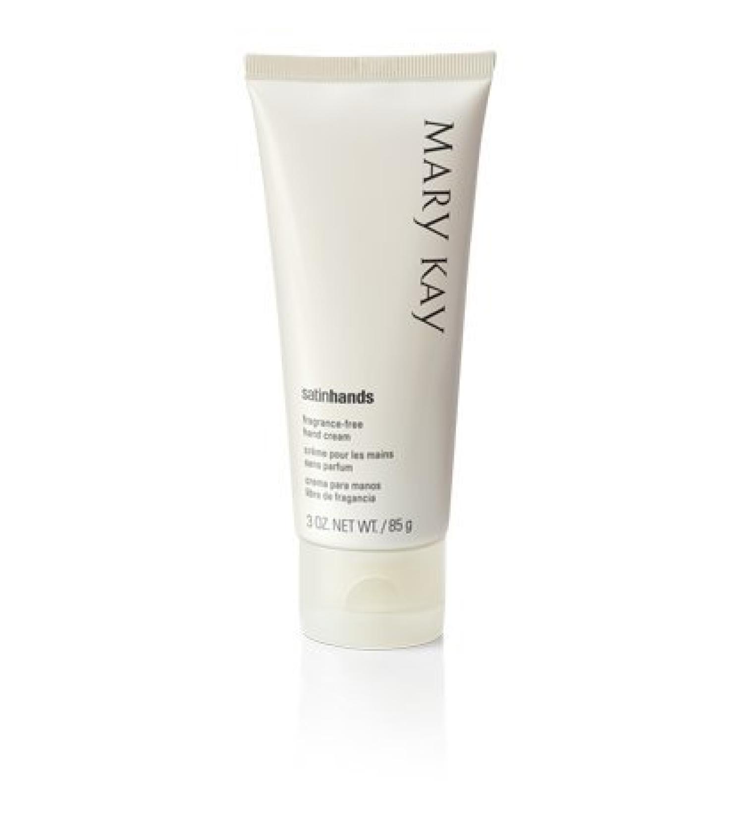 Mary Kay Satin Hands Fragrance-Free Hand Cream   3 Oz