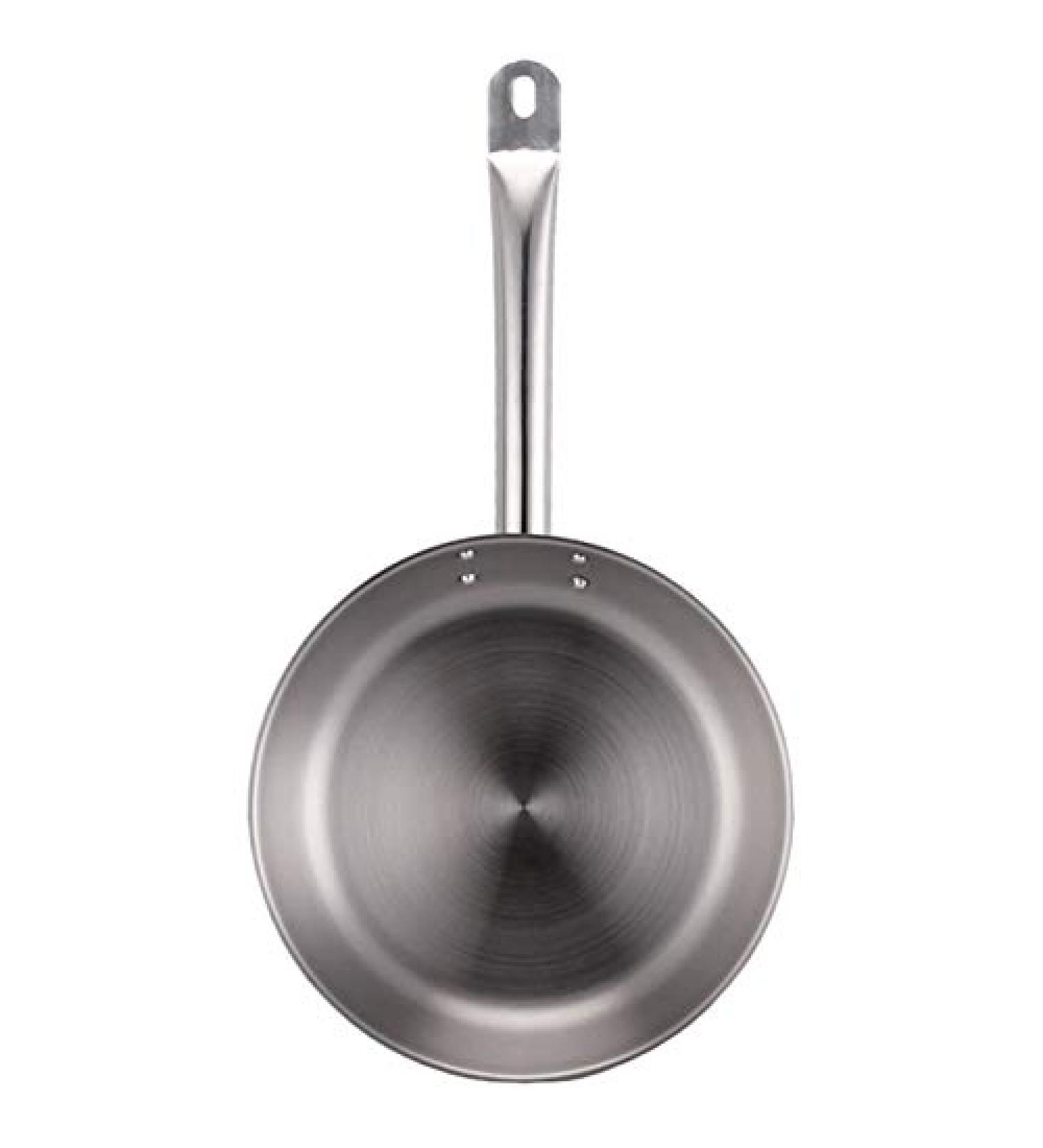 Koanhinn Kitchen 20 cm Induction Pan Stainless Steel Frying Pan Cookware Accessories Cooking Utensils - Buy Online on GoSupps.com