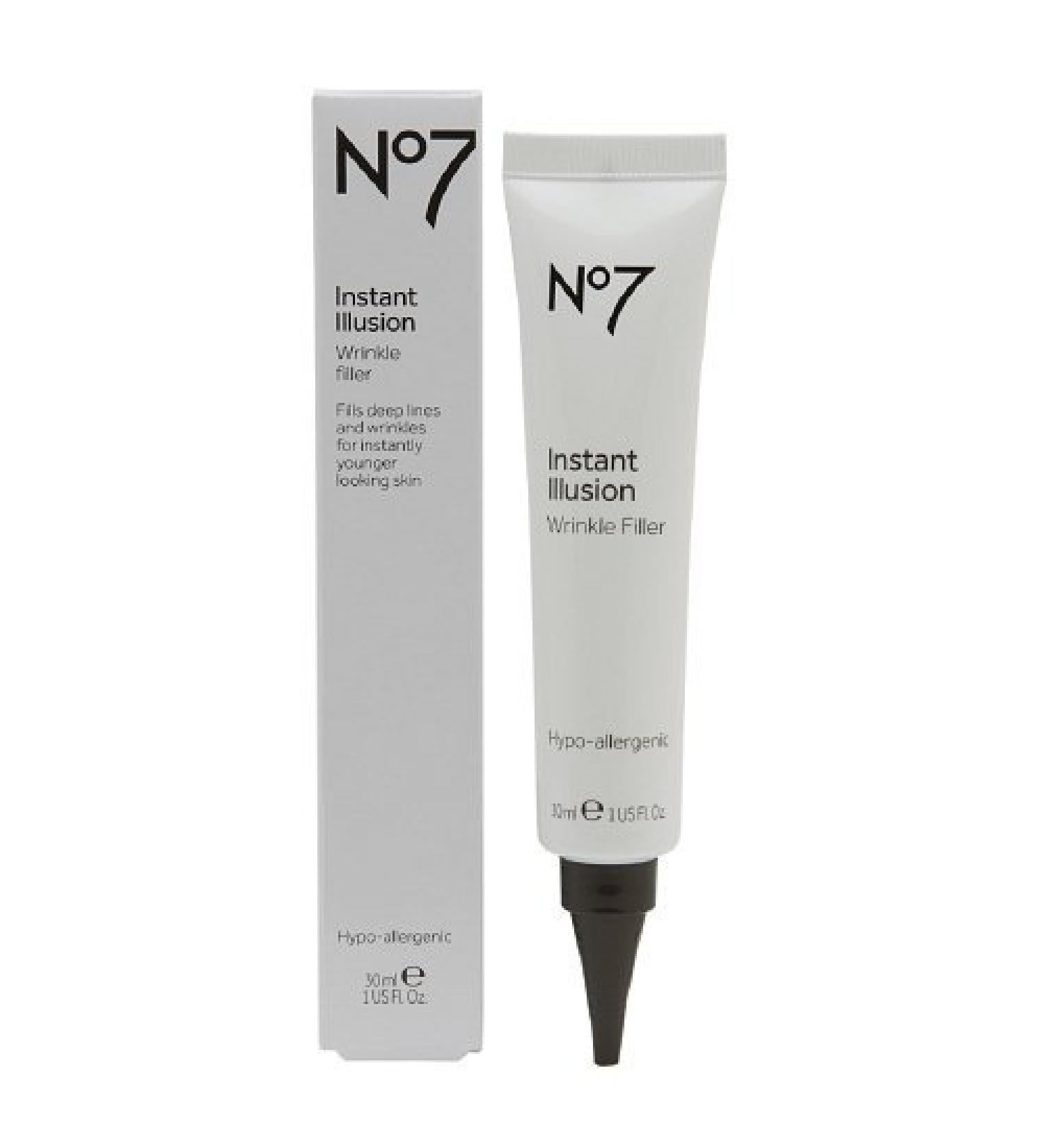 Boots No7 Instant Illusion Wrinkle Filler 1 oz (30 ml) - Pack of 2 | Effective Anti-Aging Solution - Buy Online on GoSupps.com