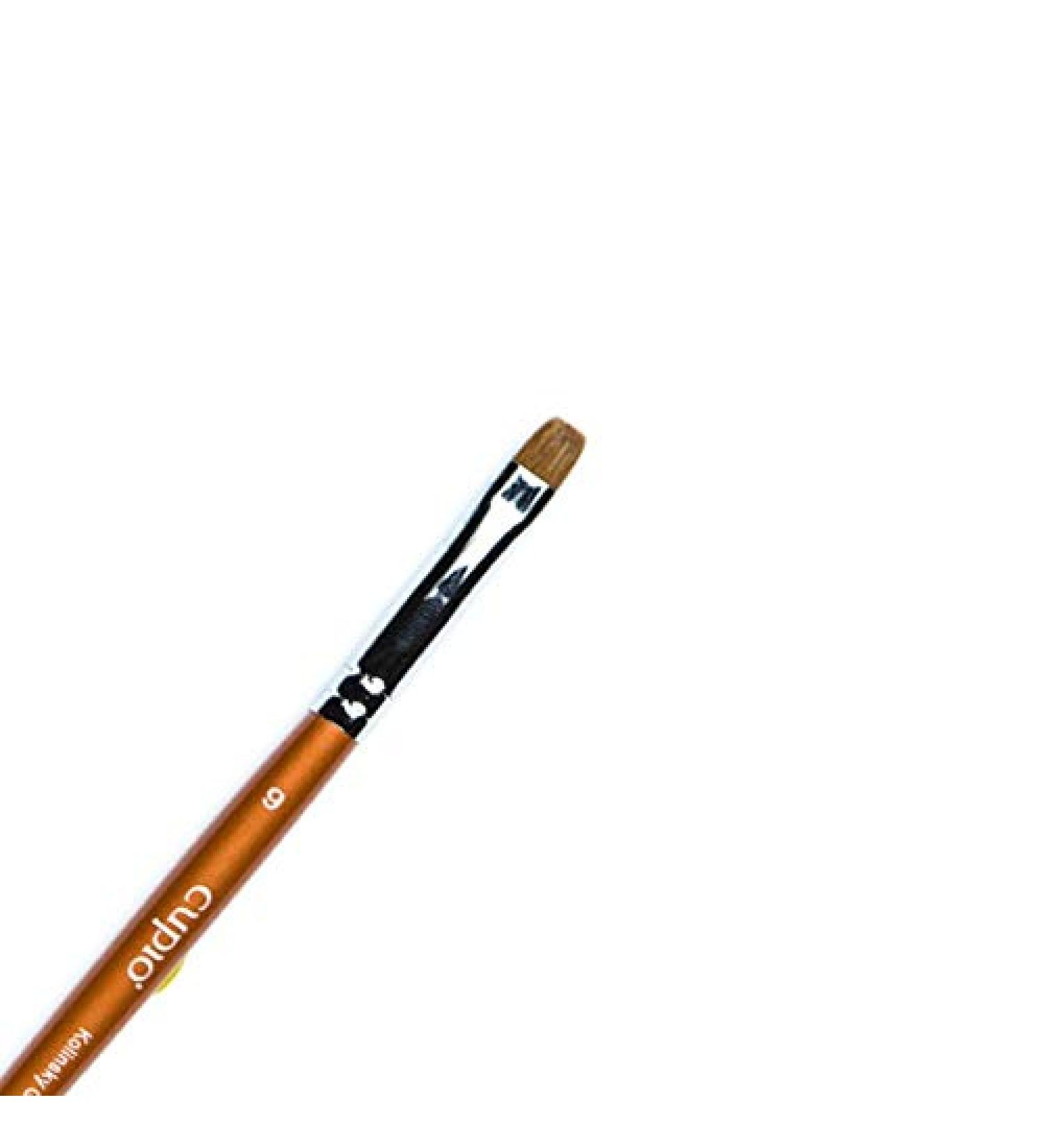 Cupio gel brushes Kolinsky No. 6