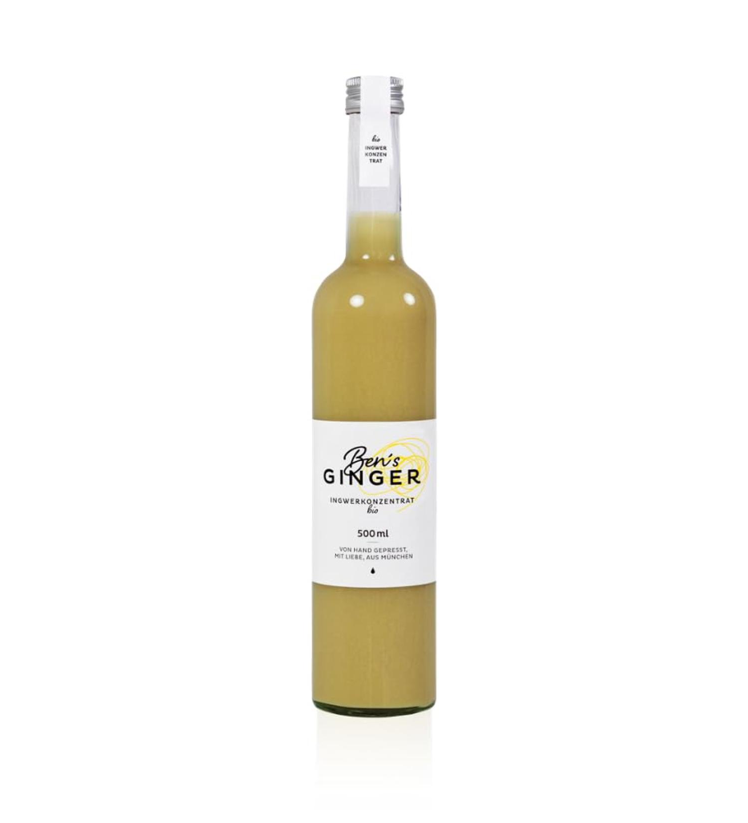 Ben's Ginger Ginger Concentrate "Ben's Ginger" from Bavaria (500 ml) - Organic (1)