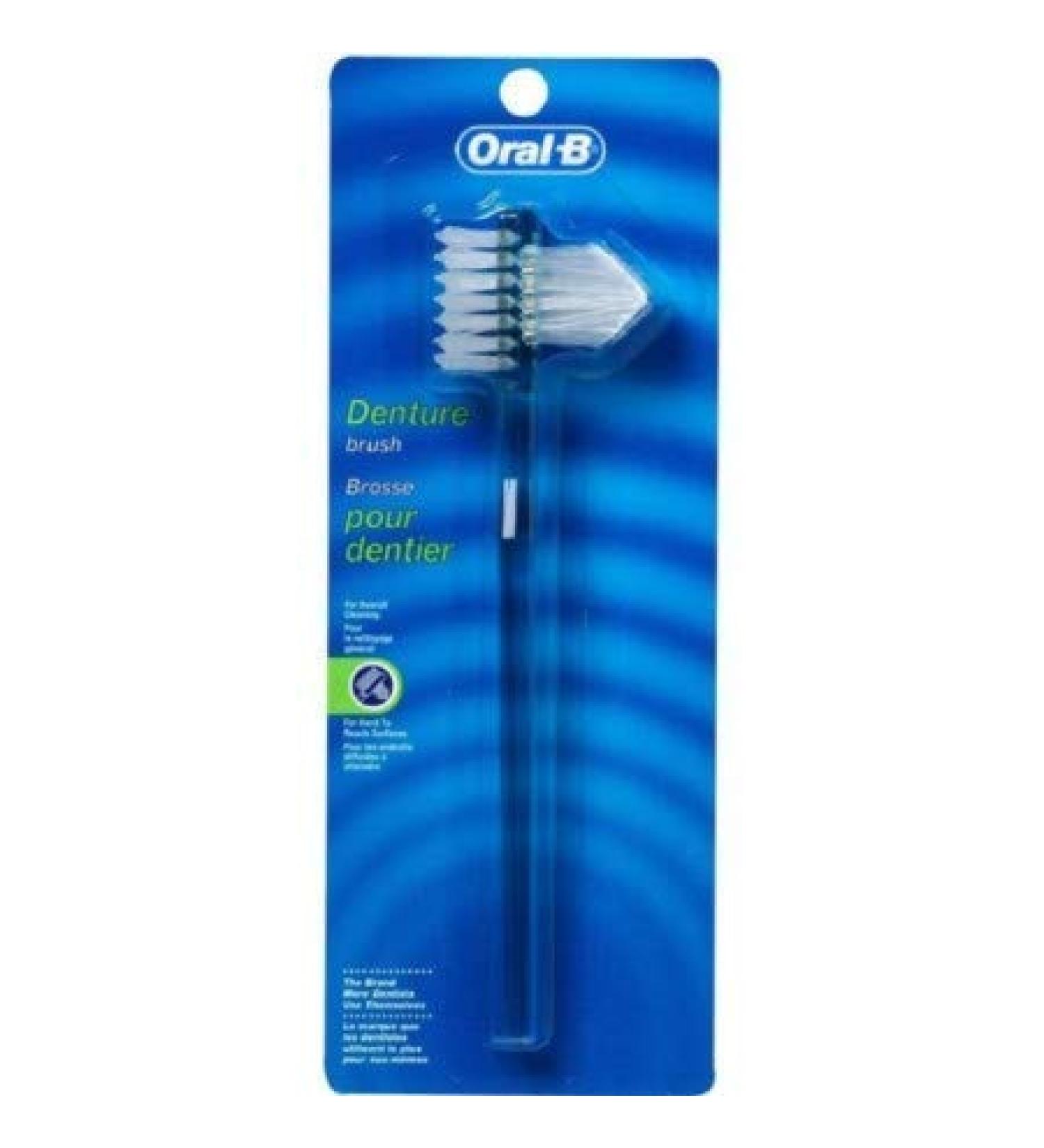 Oral-B Denture Brush Dual Head - each Pack of 4