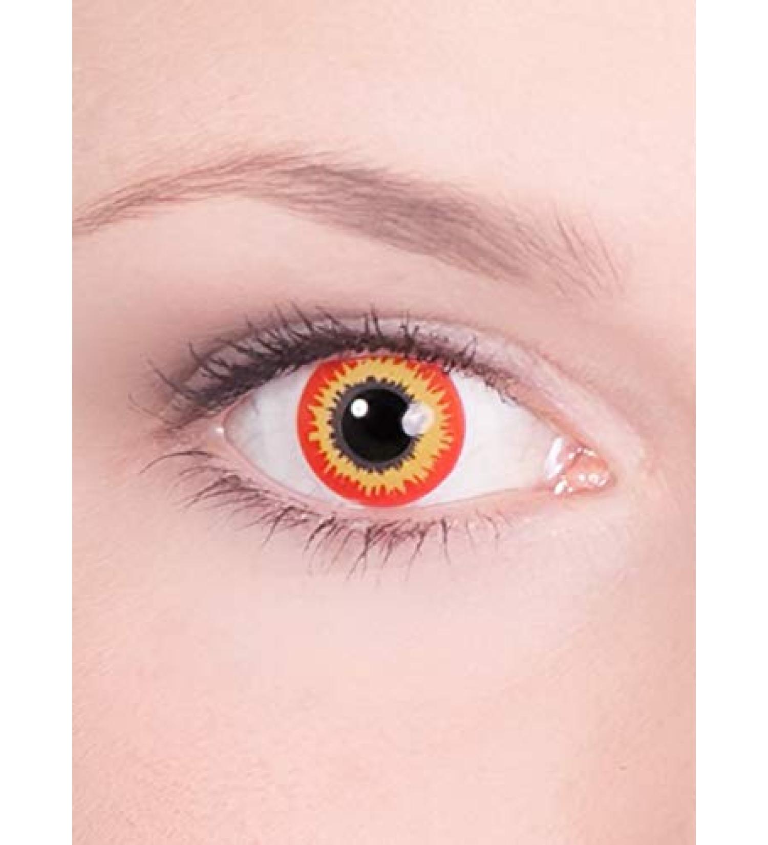 Buy Prescription Ork Motif Contact Lenses - Annual -3.5 Dioptria for Halloween & Carnival - Buy Online on GoSupps.com