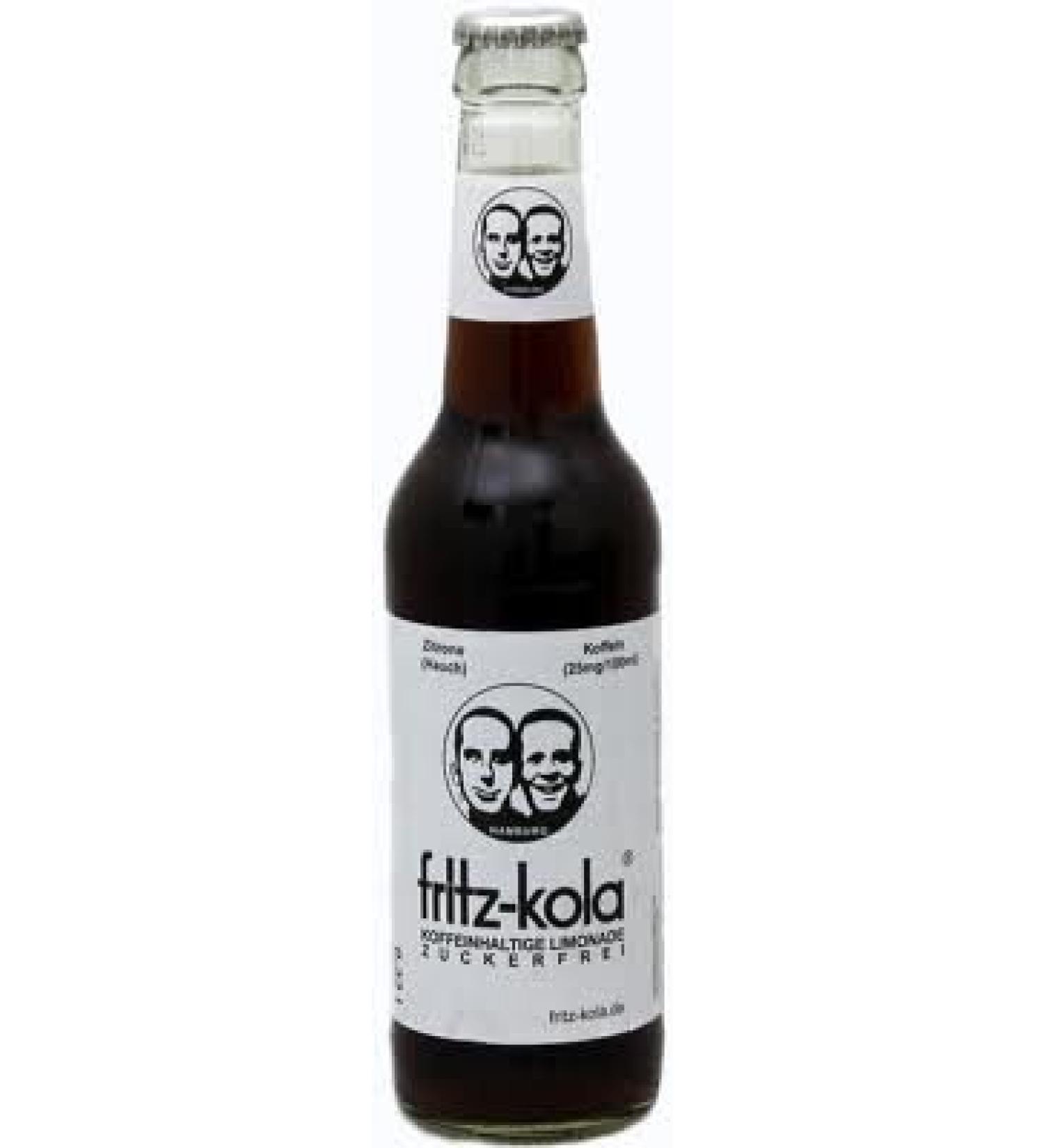 Fritz-Kola Fritz-kola 12 x 330ml Sugar Free Bottles