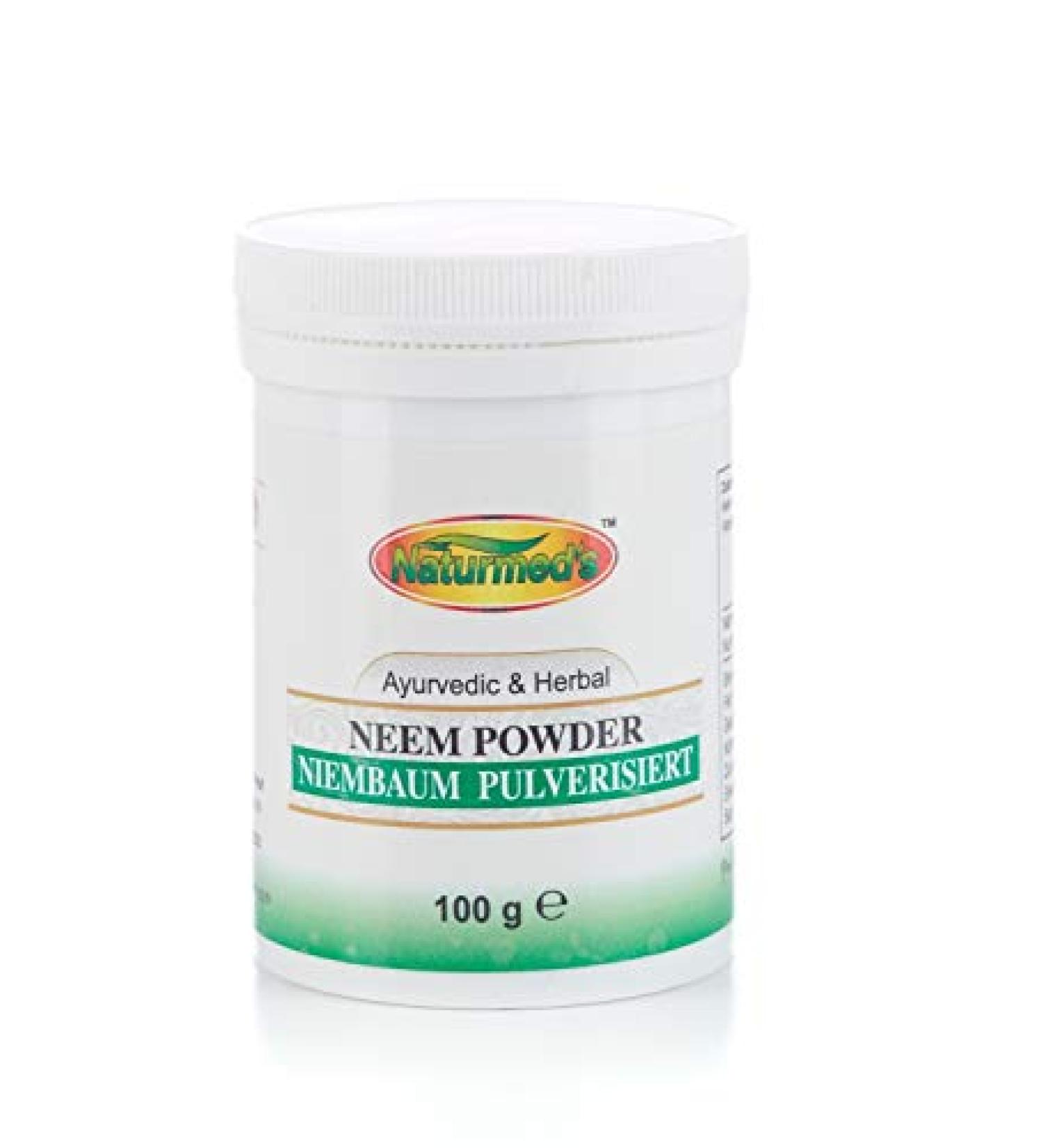 Natural medicines neem Powder 100g Naturmeds Shiva Shop Berlin - Buy Online on GoSupps.com