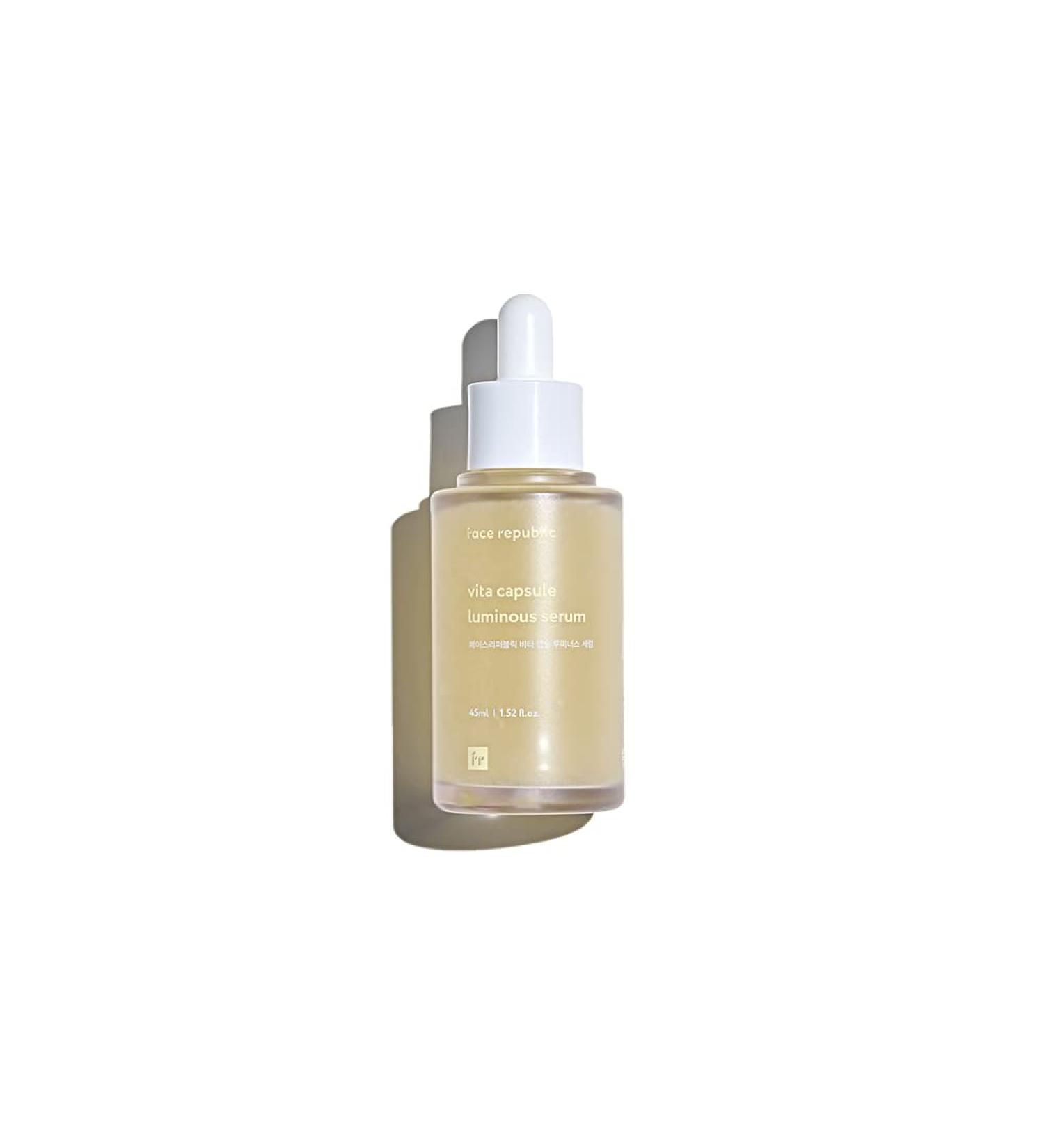 Face Republic Vita Capsule Luminous Serum 45mL - Vegan Certified for Radiant Glow | Korean Skin Care - Buy Online on GoSupps.com