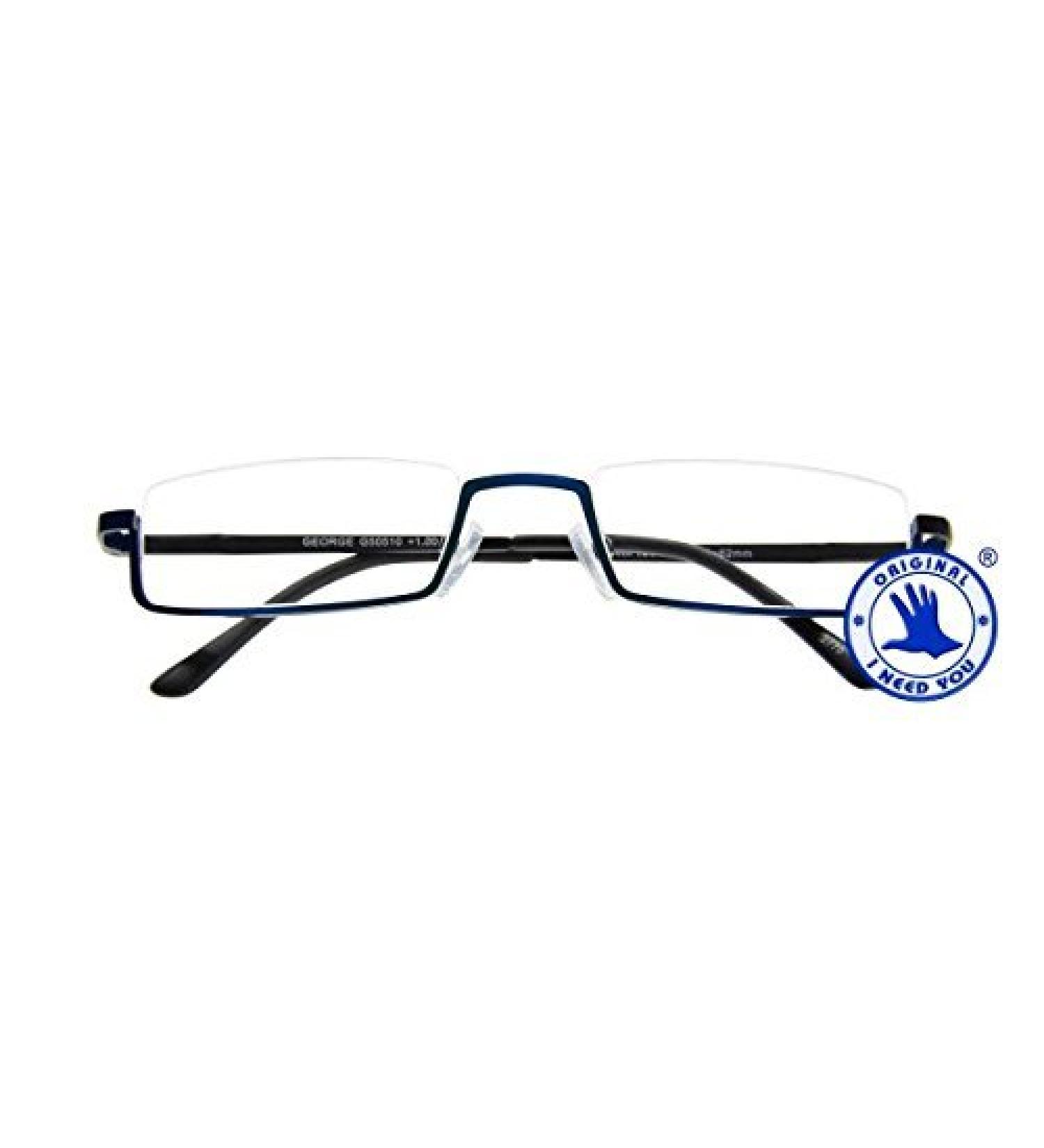 NEED YOU reading glasses George SPH: 3.00 Color: antique blue 1 piece