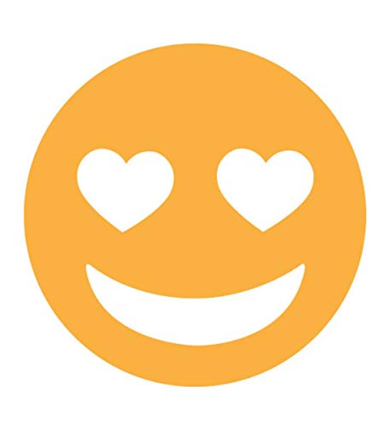Smiley Heart Eyes 1000ct Premium Tanning Body Sticker | Tanning Tattoos - New Designs - Buy Online on GoSupps.com