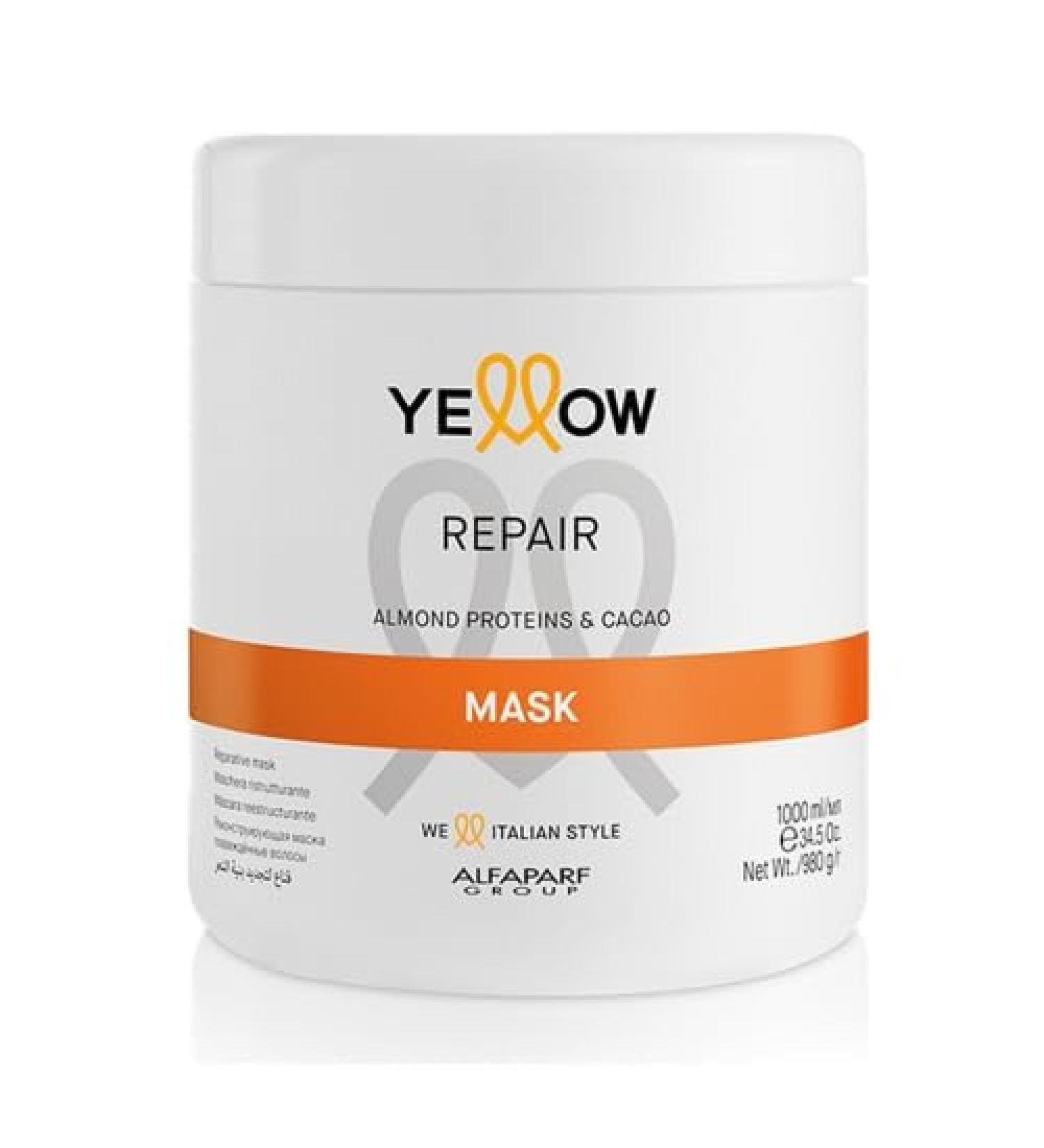 Repair restructuring mask - Almond and Cocoa - 1000 ml - Yellow (Alfaparf Group)
