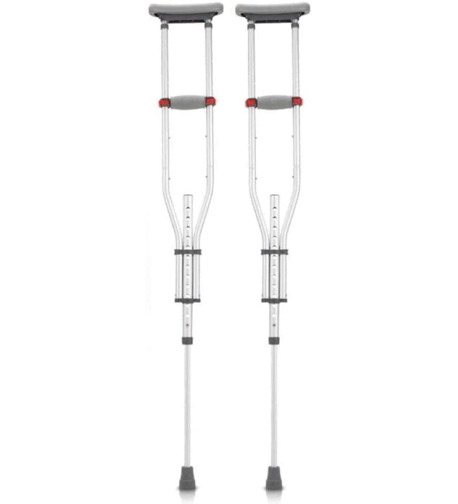 GagalU Crutches for Adults Underarm Crutches for Adjustable Crutch Collapsible Armpit Elderly Handicapped Non Slip Telescopic Walking Stick Walker - A Pair for Adults and Teenag - Buy Online on GoSupps.com