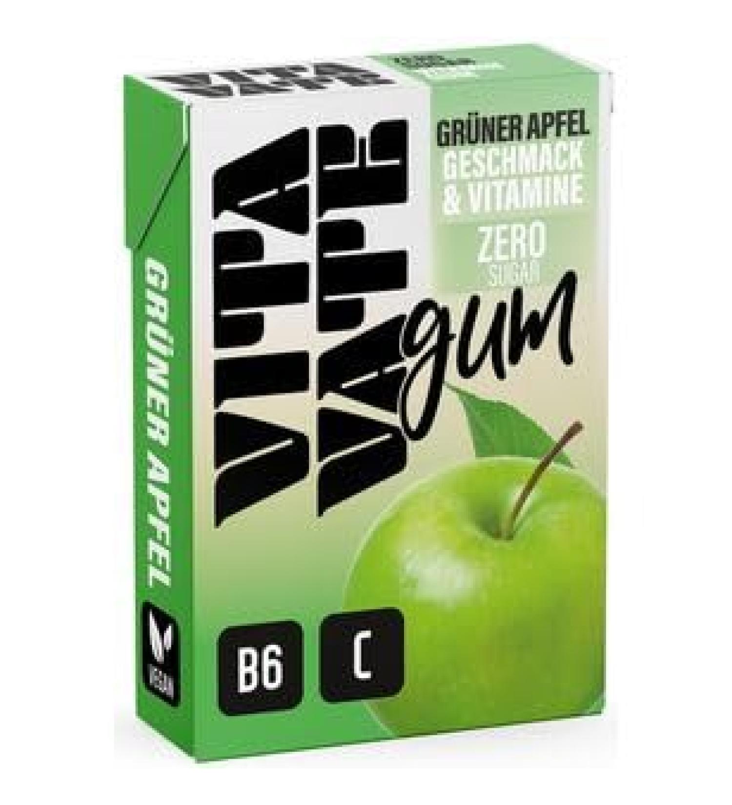 Vitavate Chewing Gum Green Apple & Vitamin Zero Suger 20 Pack (20 x 28.2g)