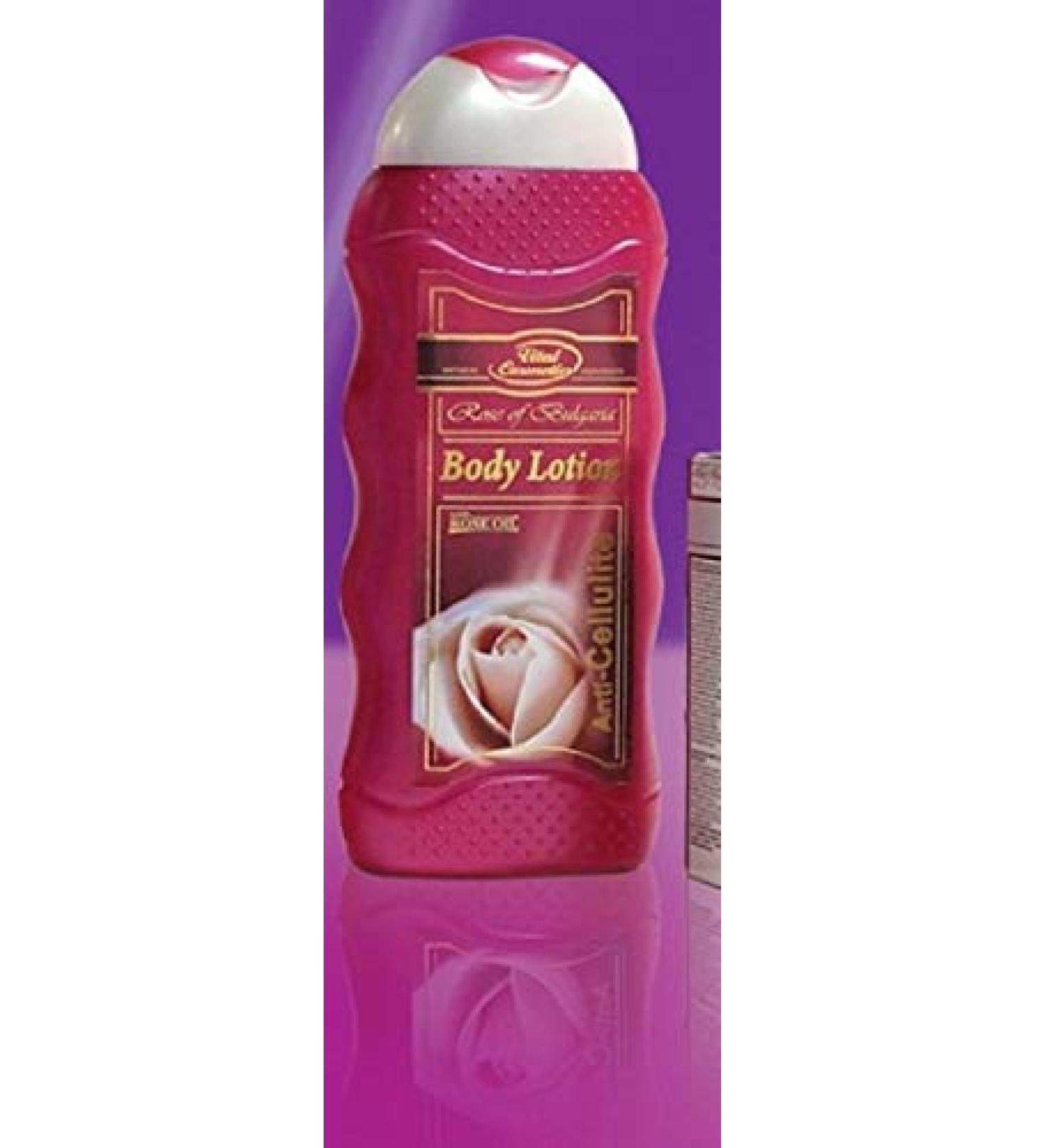 Body Lotion Rose of Bulgaria with Rose Oil Anti Cellulite White Rose