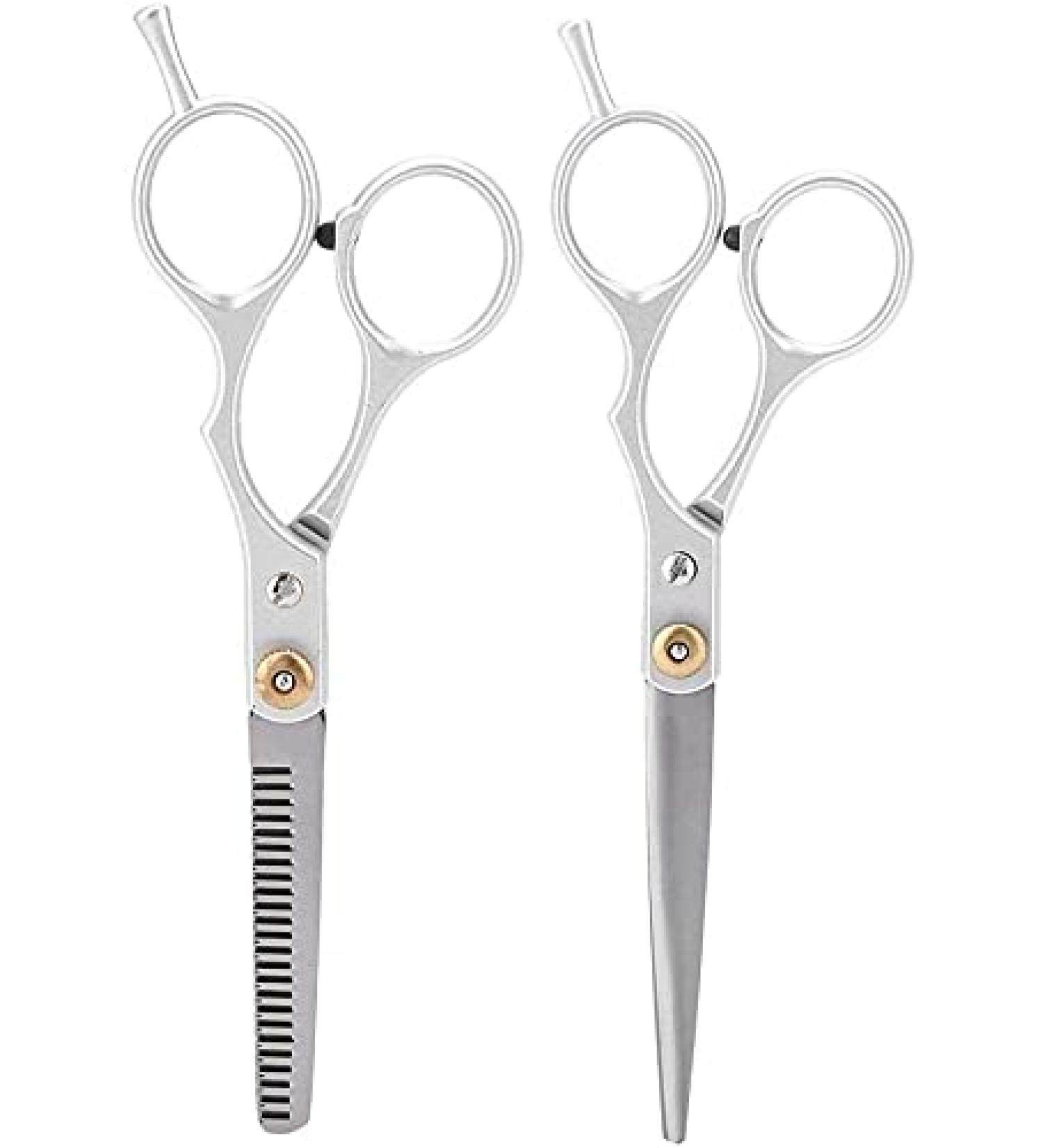 U-K Hair Cutting Scissors Stainless Steel Professional Barber Hair Cutting Thinning Scissors Shears Hairdressing Set(Scissors Set) Durable Processed - Buy Online on GoSupps.com