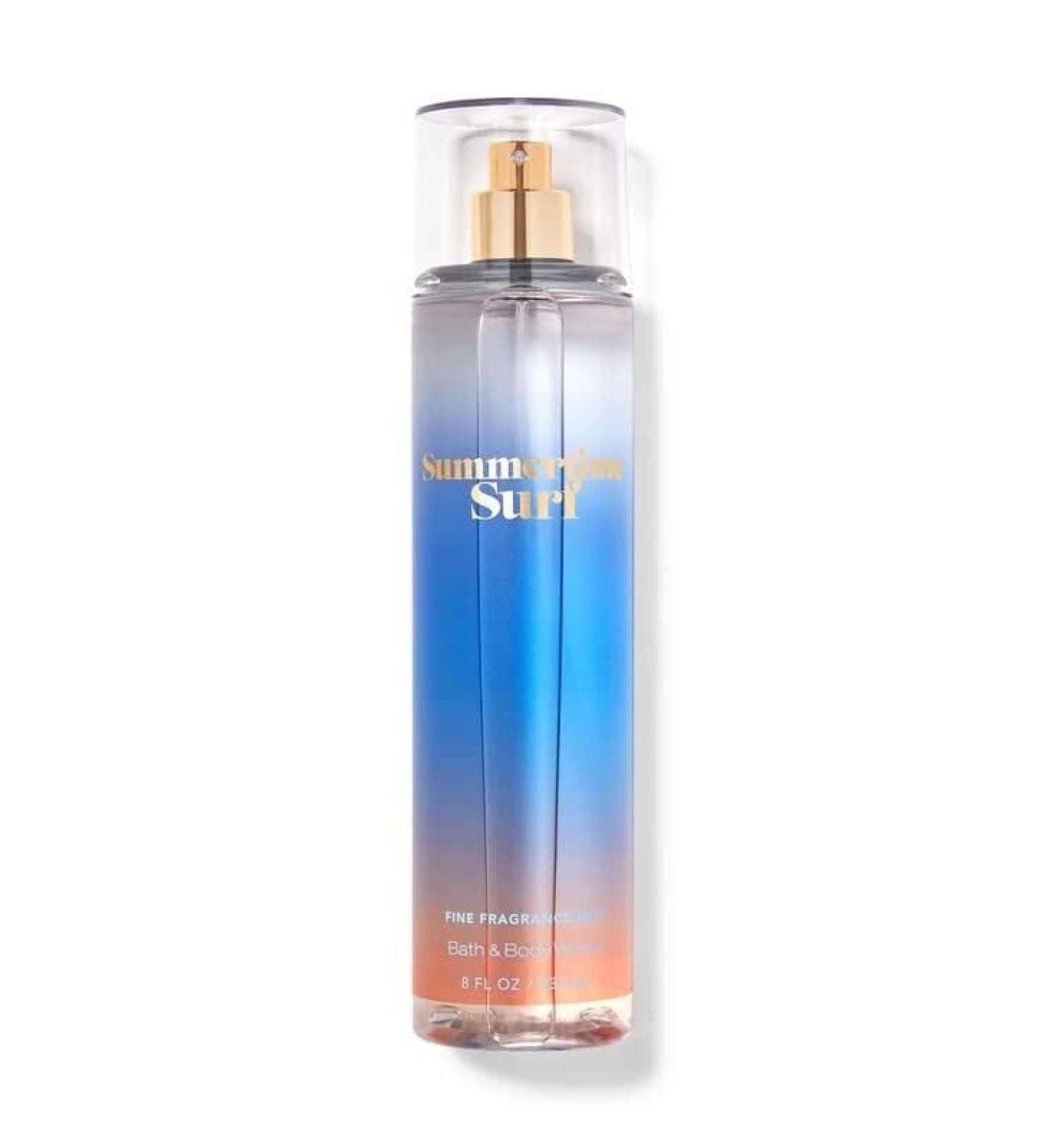 Bath and Body Summertime Surf Fine Fragrance Mist | 8 Fl Oz