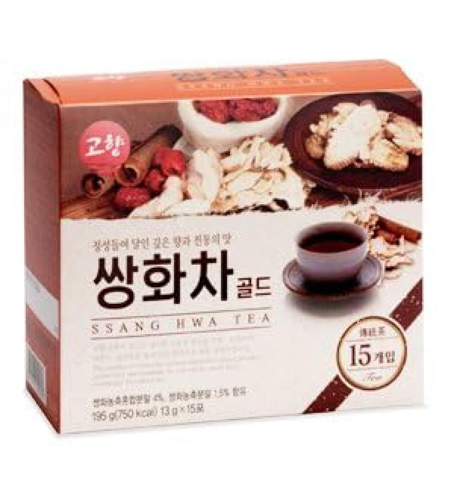 GOHYANG KOREAN Traditional Ssang Hwa Tea_13g x 15 Tea Bags_Product of Korea - Buy Online on GoSupps.com