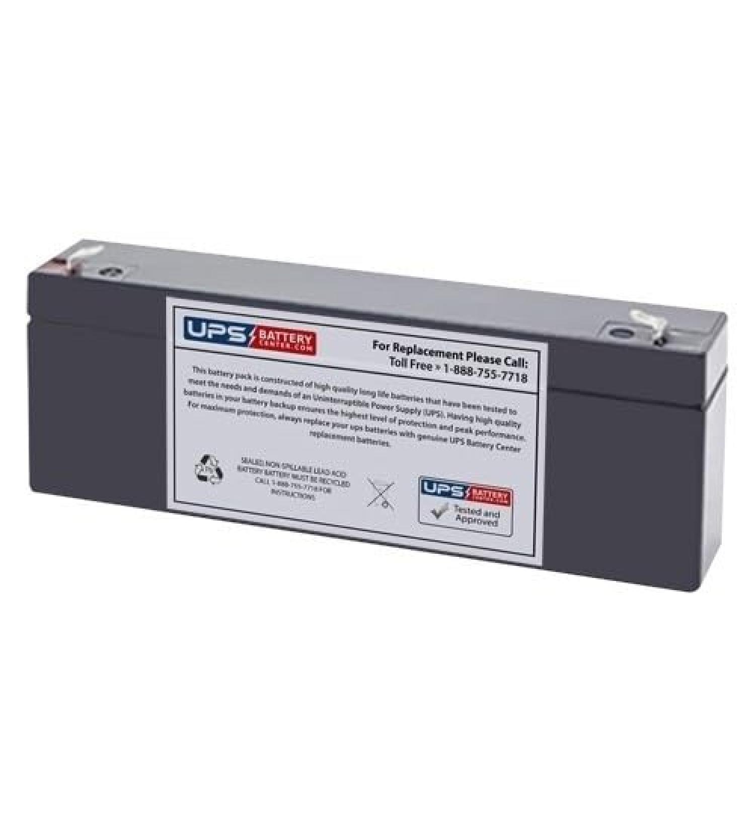 UPSBatteryCenter 12V 2.6Ah F1 Compatible Replacement Battery for Powersonic PS-1229
