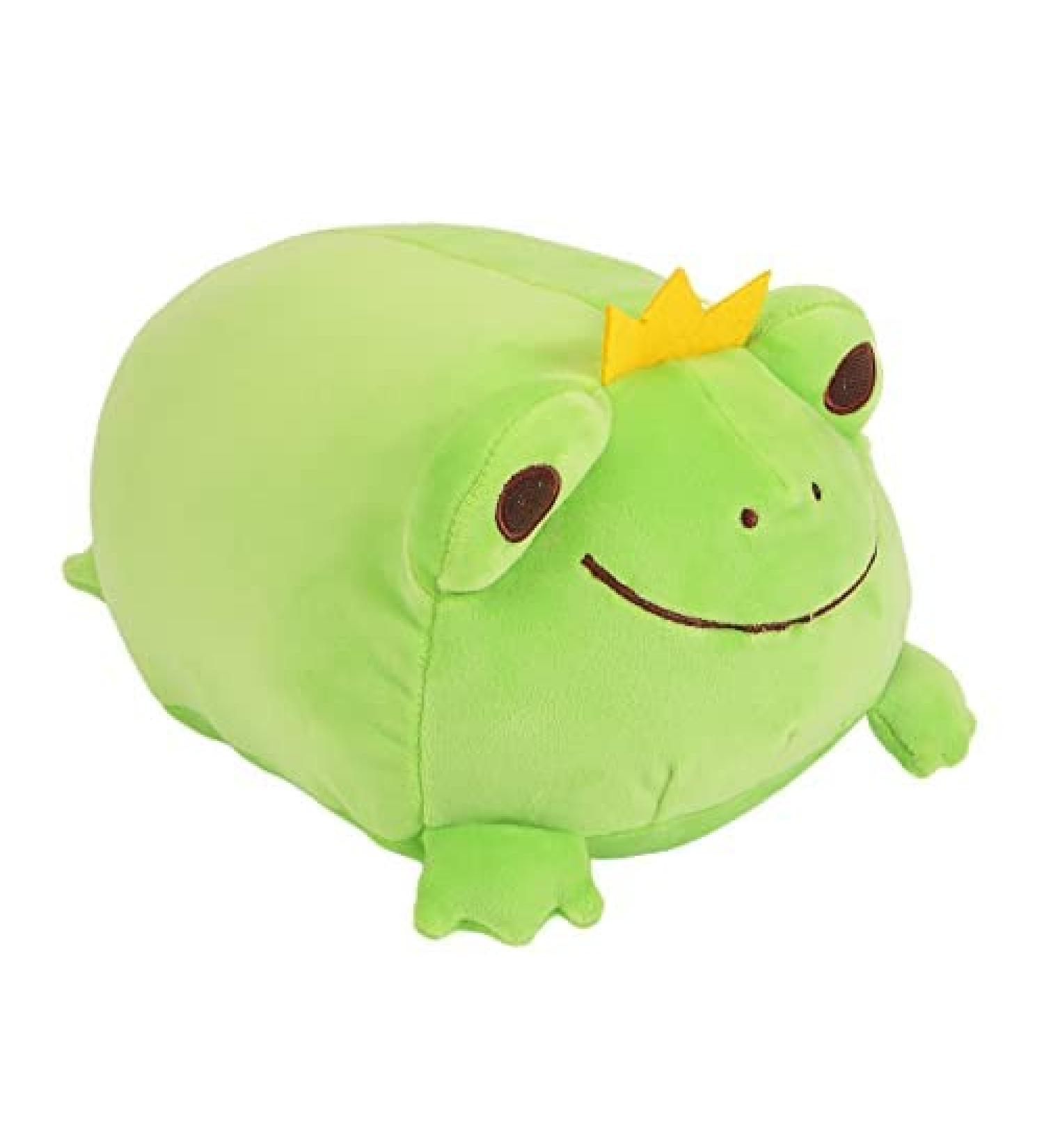 JUNERAIN Super Soft Frog Plush Stuffed Animal 30cm - Fluorescent Green | Cute Squishy Hugging Pillow Toy for Kids, Toddlers, Boys, Girls - Cuddly Frog Decoration - Buy Online on GoSupps.com
