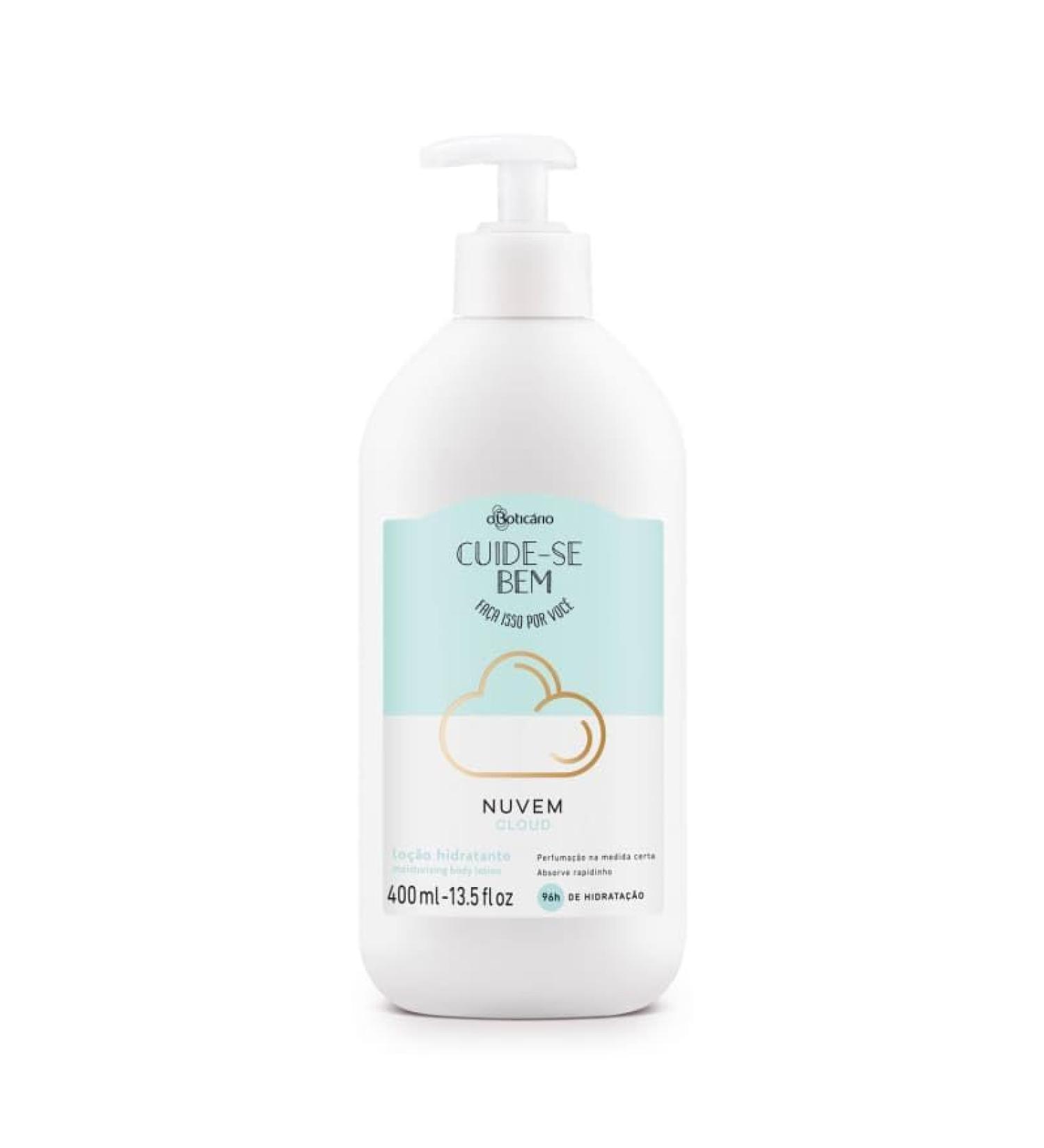 Boticario - Linha Cuide Se Bem (Nuvem) - Locao Hidratante Corporal 400 Ml - (Take Care (Cloud) Collection - Moisturizing Body Lotion 13.5 Fl Oz)