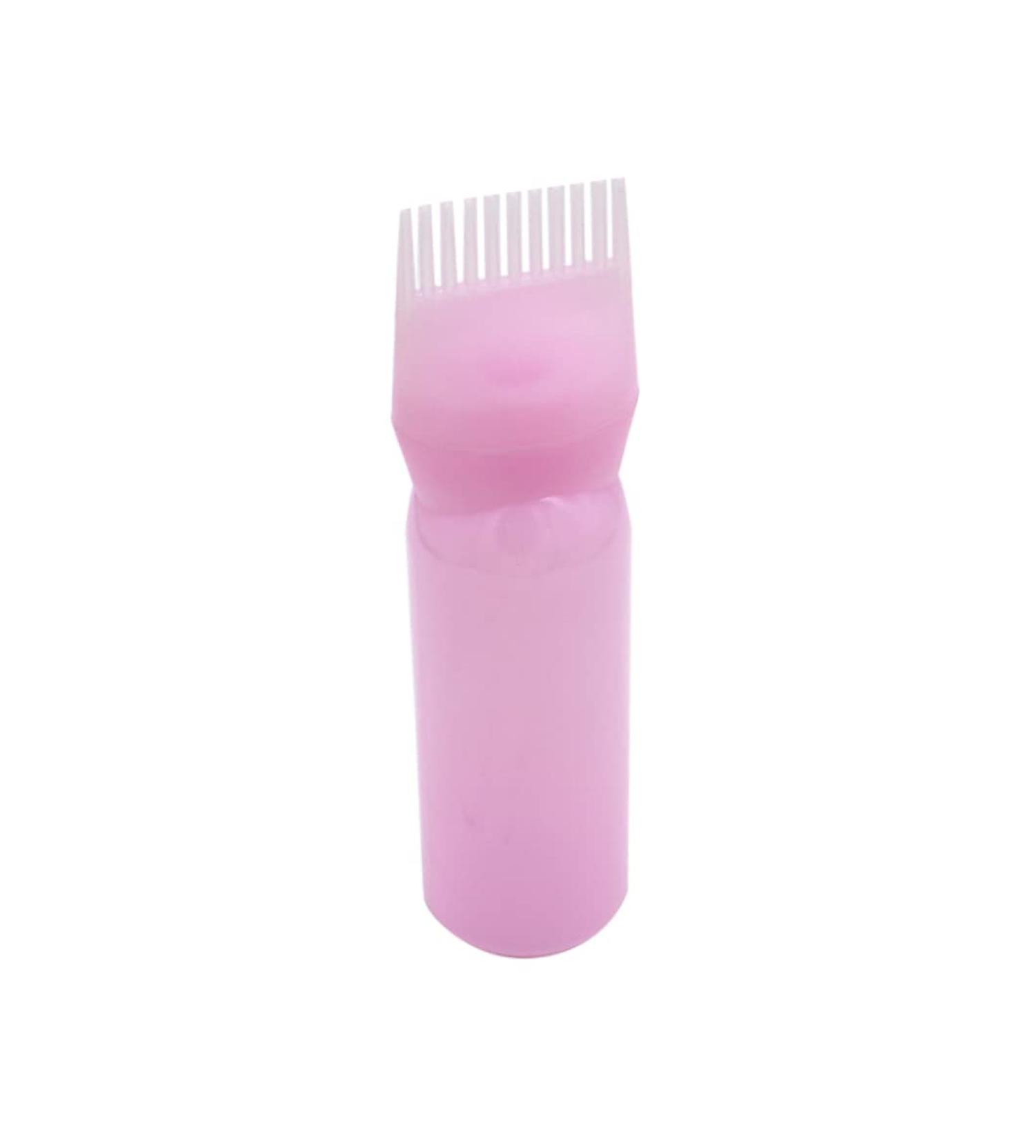 LIUMMRCY Hair Colored Flashing Bottle - 120ml Pink Hair Color Shampoo & Brush Applicator Tool for Perfect Roots - Buy Online on GoSupps.com