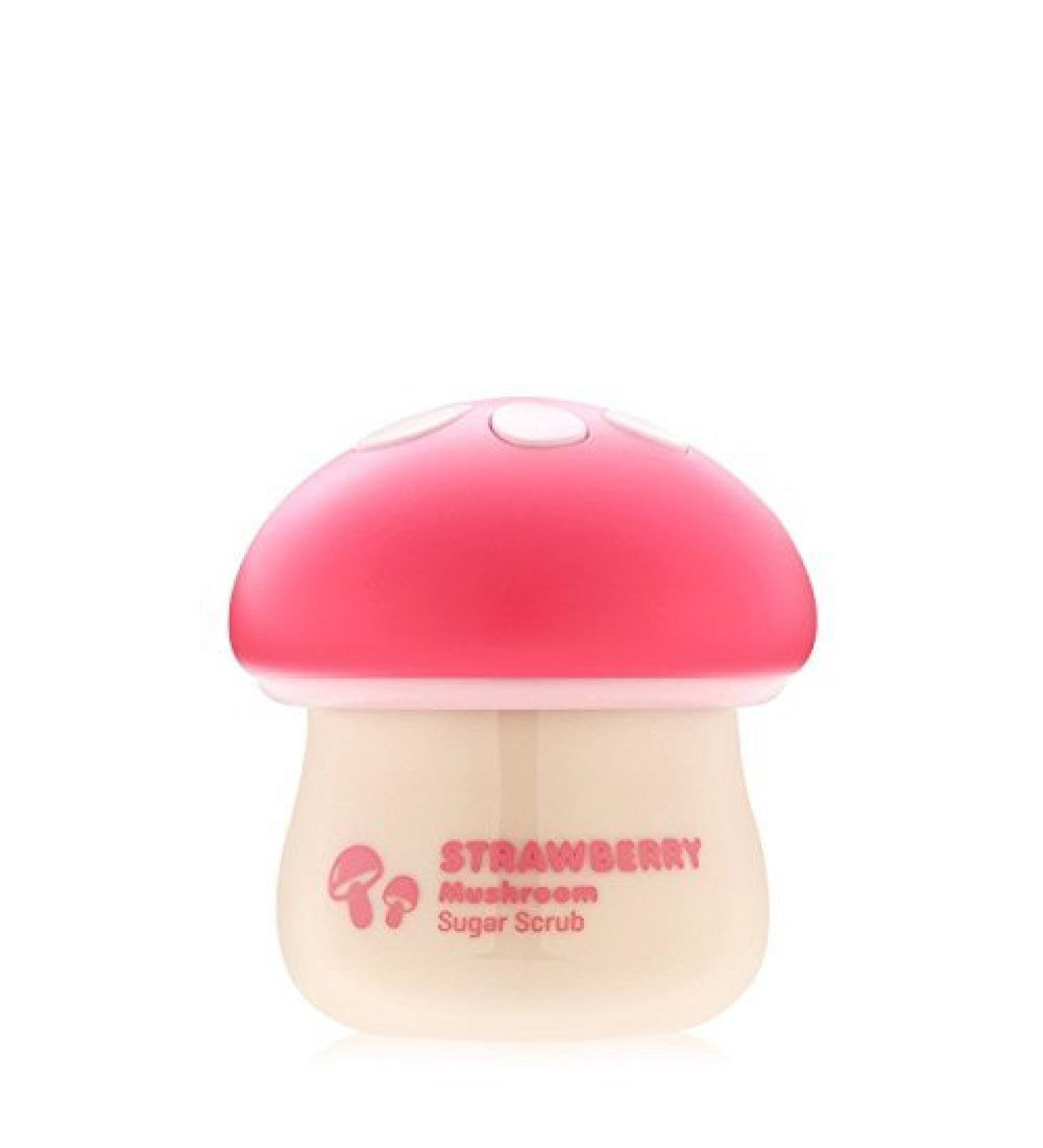 TONYMOLY Magic Food Strawberry Mushroom Sugar Scrub 2.37 Fl Oz - Exfoliating Facial Scrub - Buy Online on GoSupps.com