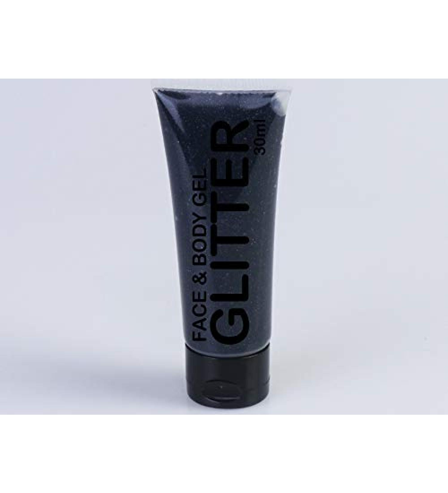 Buy Black Glitter Gel Tube 30ml | Premium Glitter Gel for DIY Crafts & Beauty - Buy Online on GoSupps.com