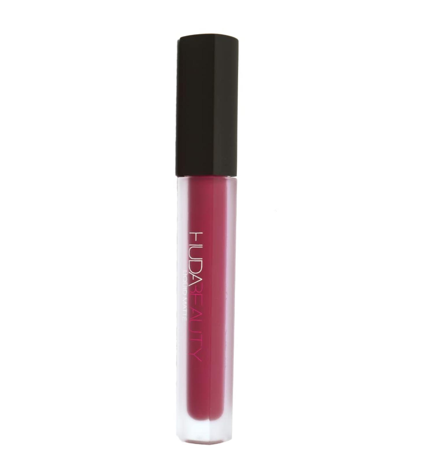 Huda Beauty Liquid Matte Lipstick - Trophy Wife Rose Wood | Transfer-proof & Ultra-Comfort Formula - Buy Online on GoSupps.com