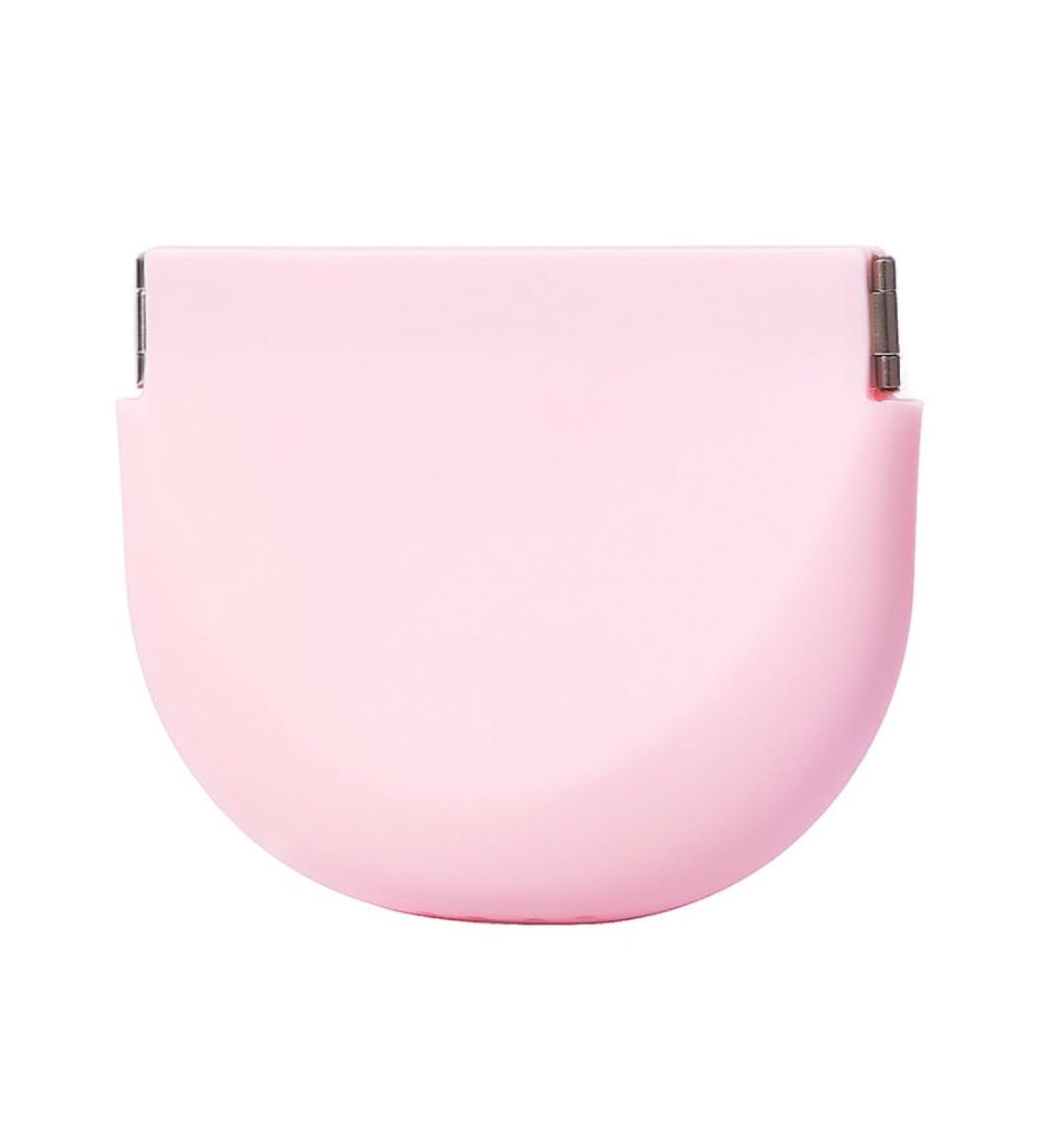 Stylish Pink Soft Silicone Retainer Holder | Portable Night Guard Case with Vent Holes | Slim Aligner Box for Travel & Invisalign Compatibility - Buy Online on GoSupps.com