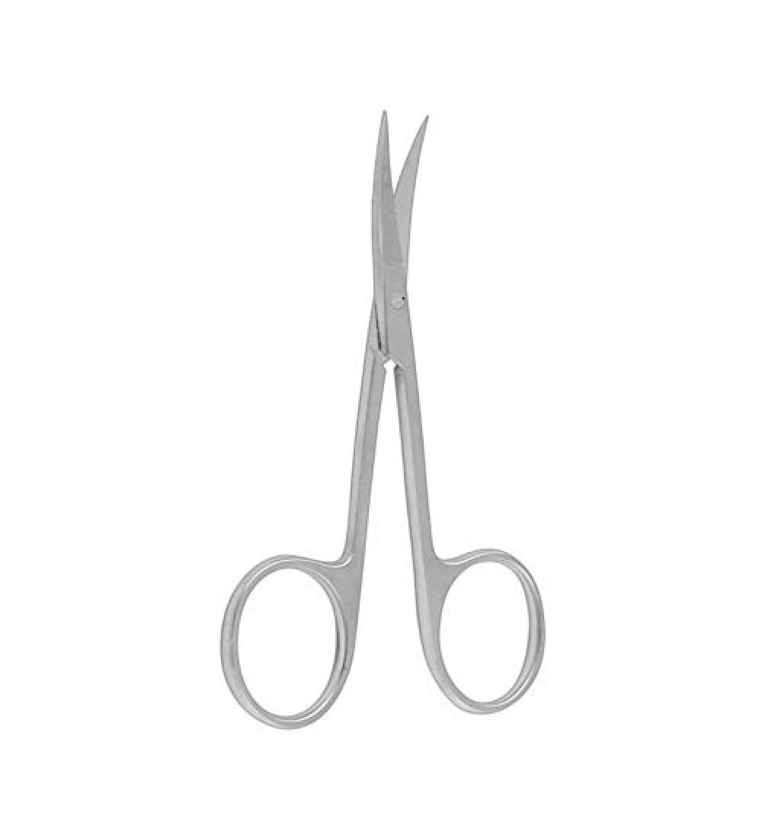 Spire Facial Hair Scissors - Stainless Steel Eyebrow Trimmer for Men and Women - Iris Curved 4.5 - Buy Online on GoSupps.com